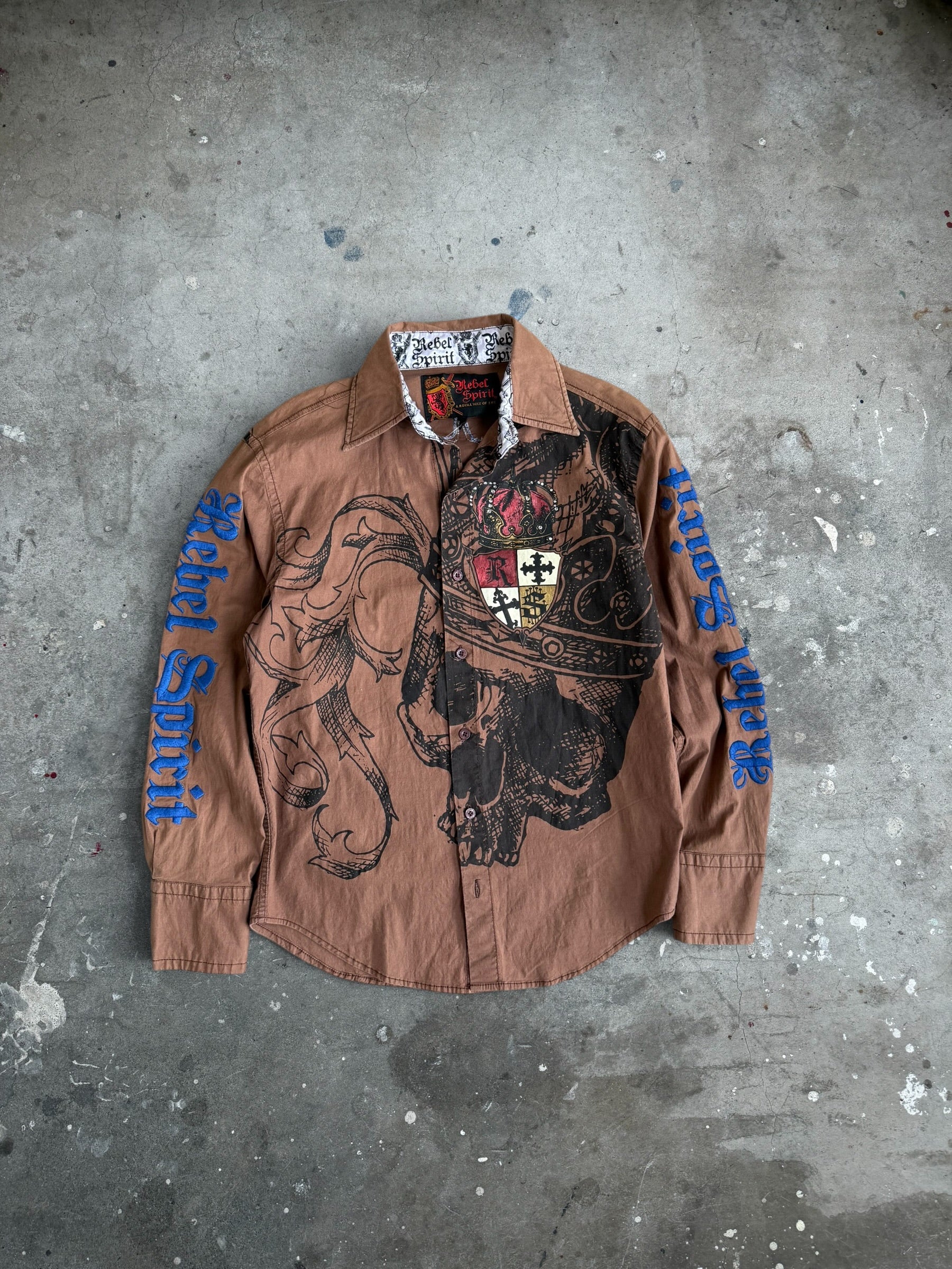 Rebel Spirit Button Up Shirt - S