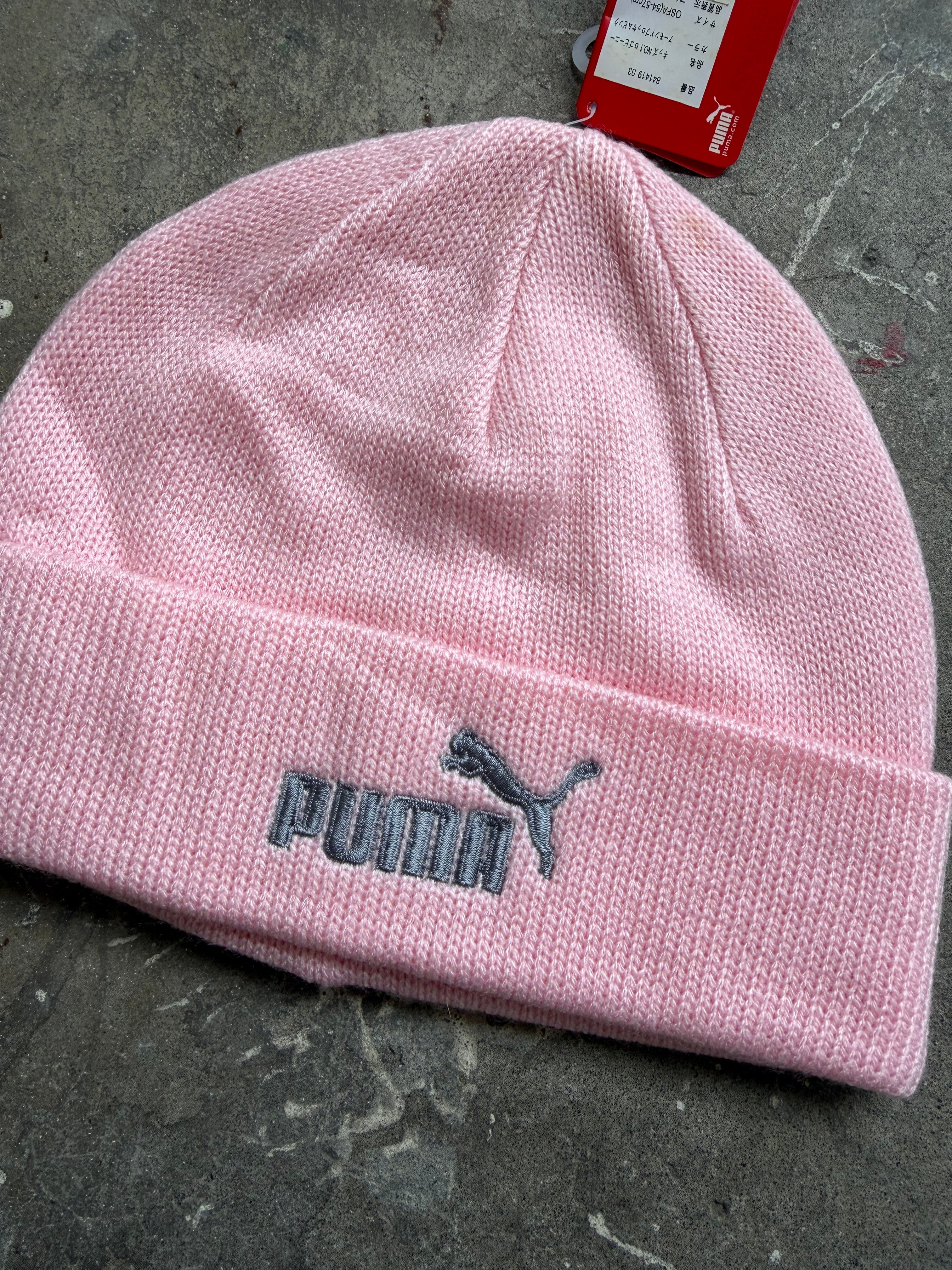 Pink Puma Beanie