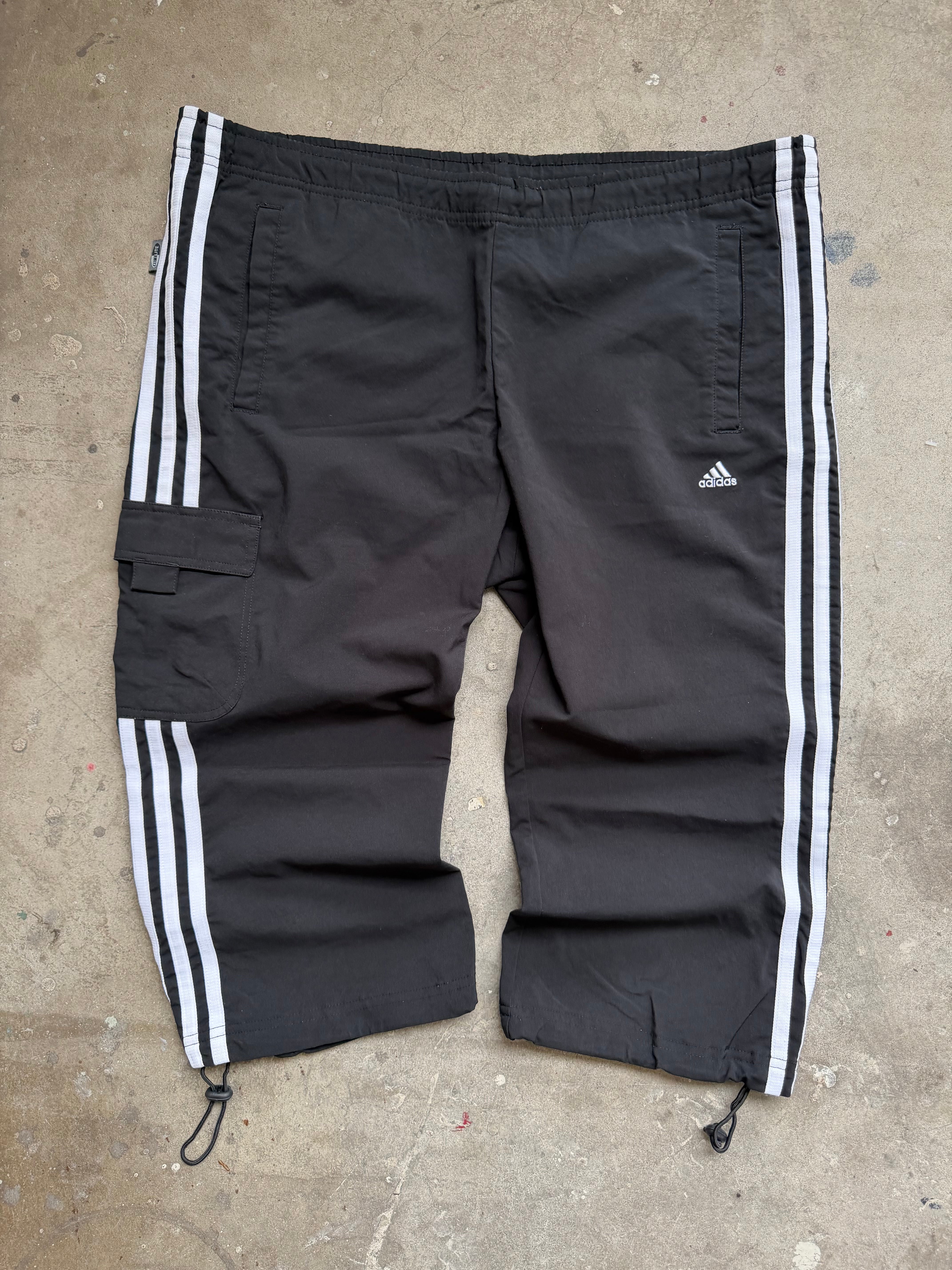 Black & White Adidas Capri - L