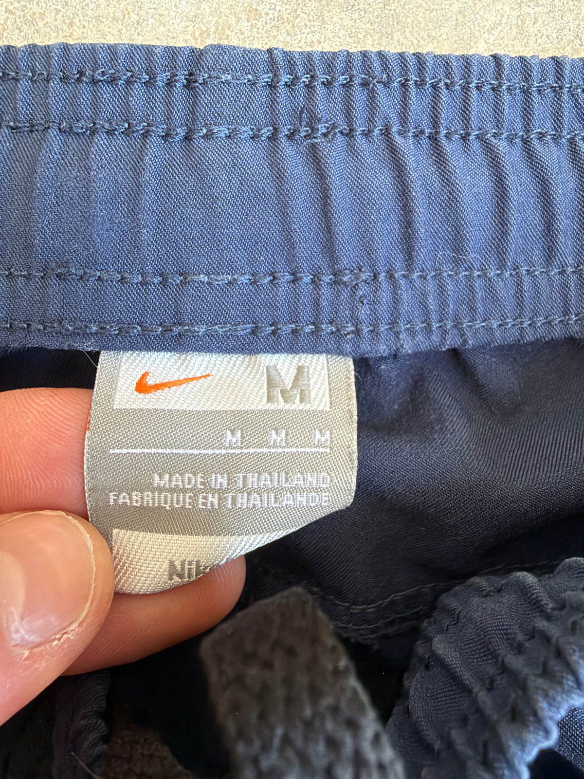 Navy Nike Trackpants - M