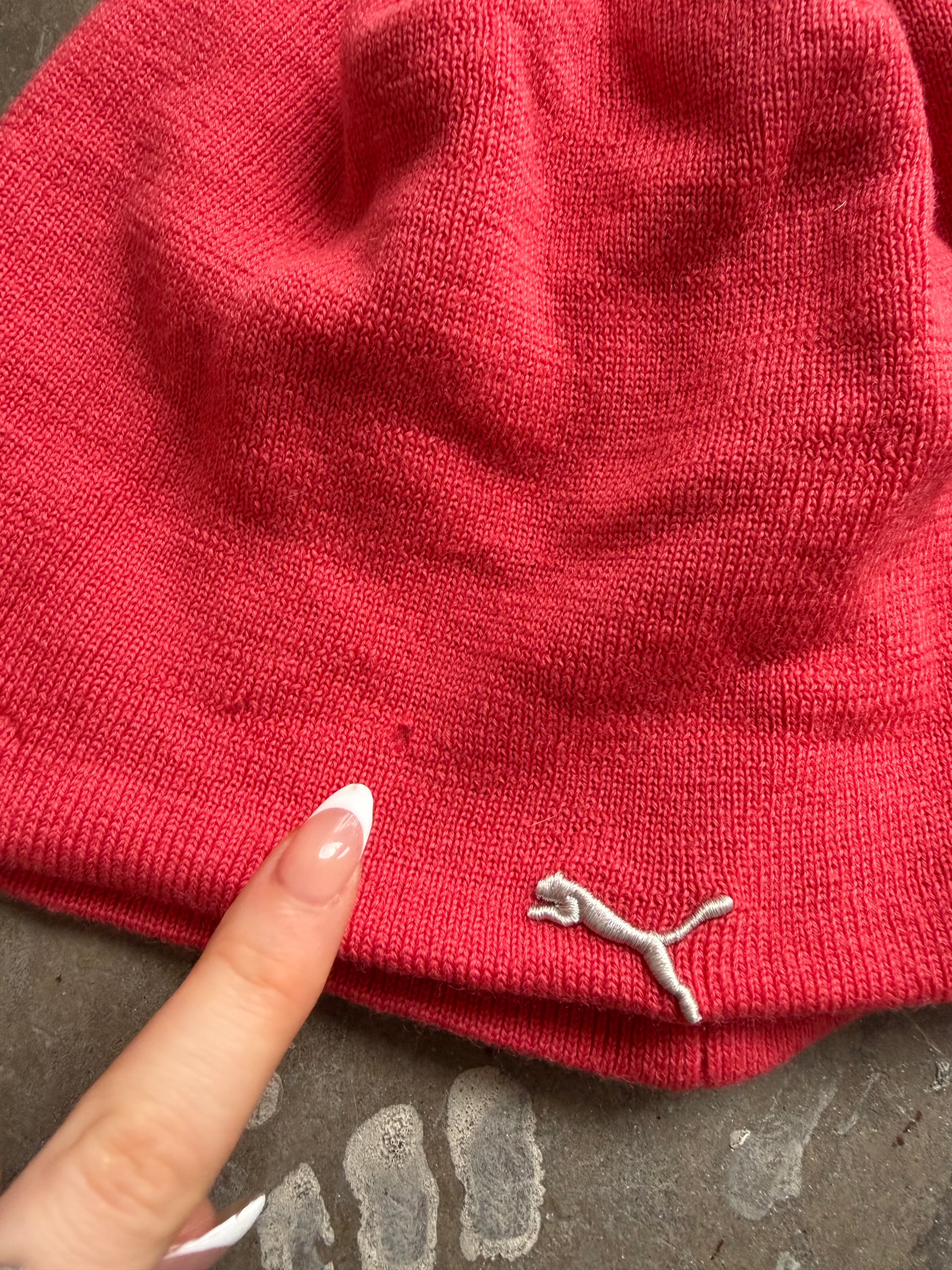Pink Puma Beanie
