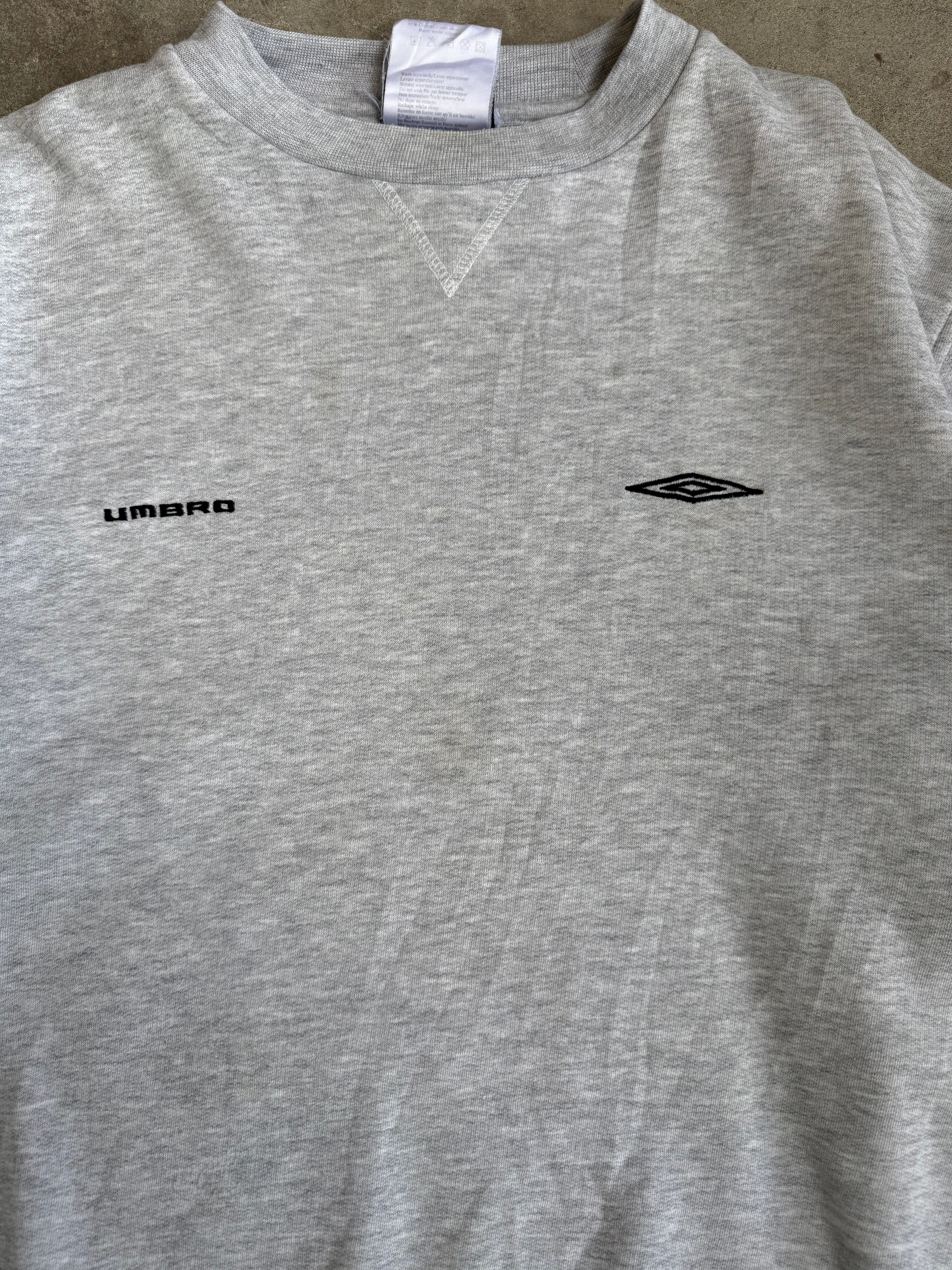 Grey Umbro Jumper - L