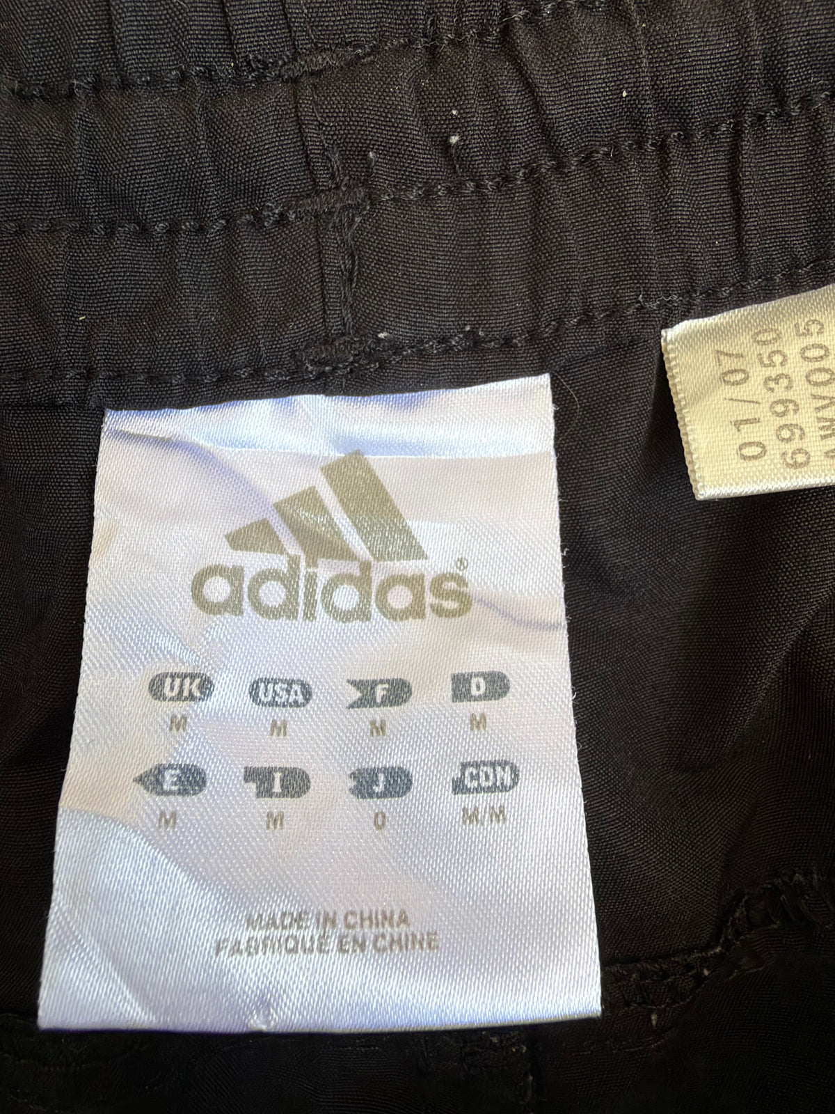 Black Adidas Trackpants - M