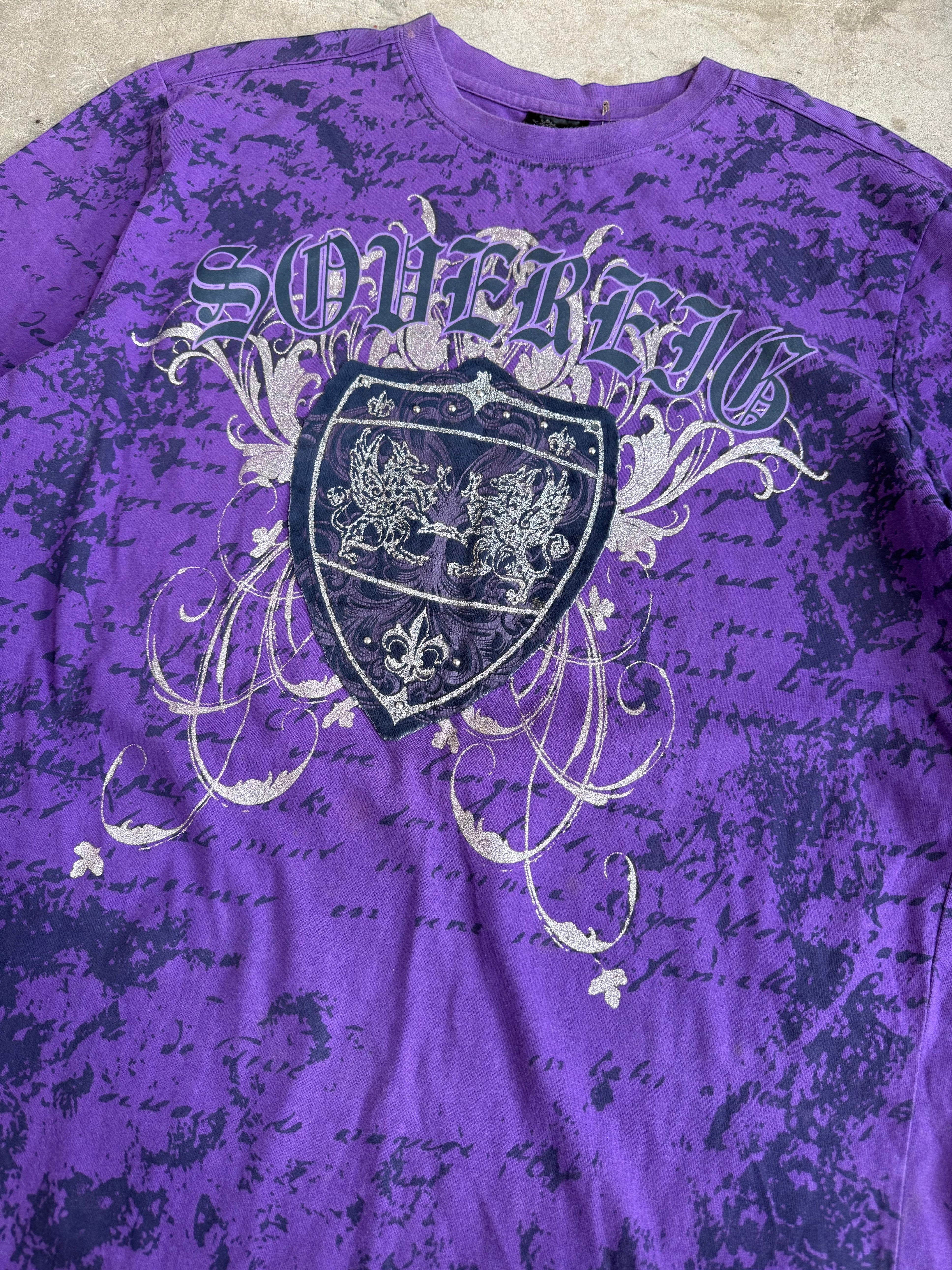 Purple Rawblue Long Sleeve - XL