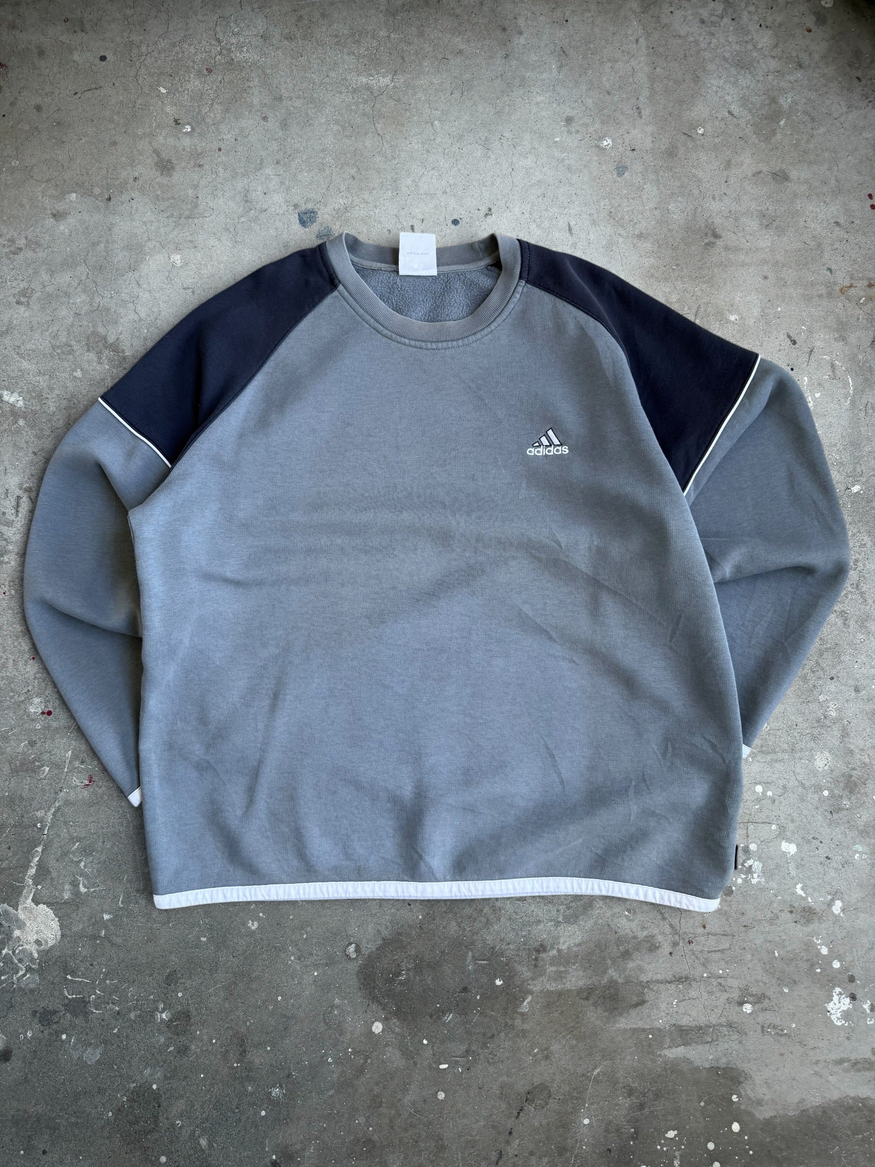 Two Toned Adidas Jumper - L - XL