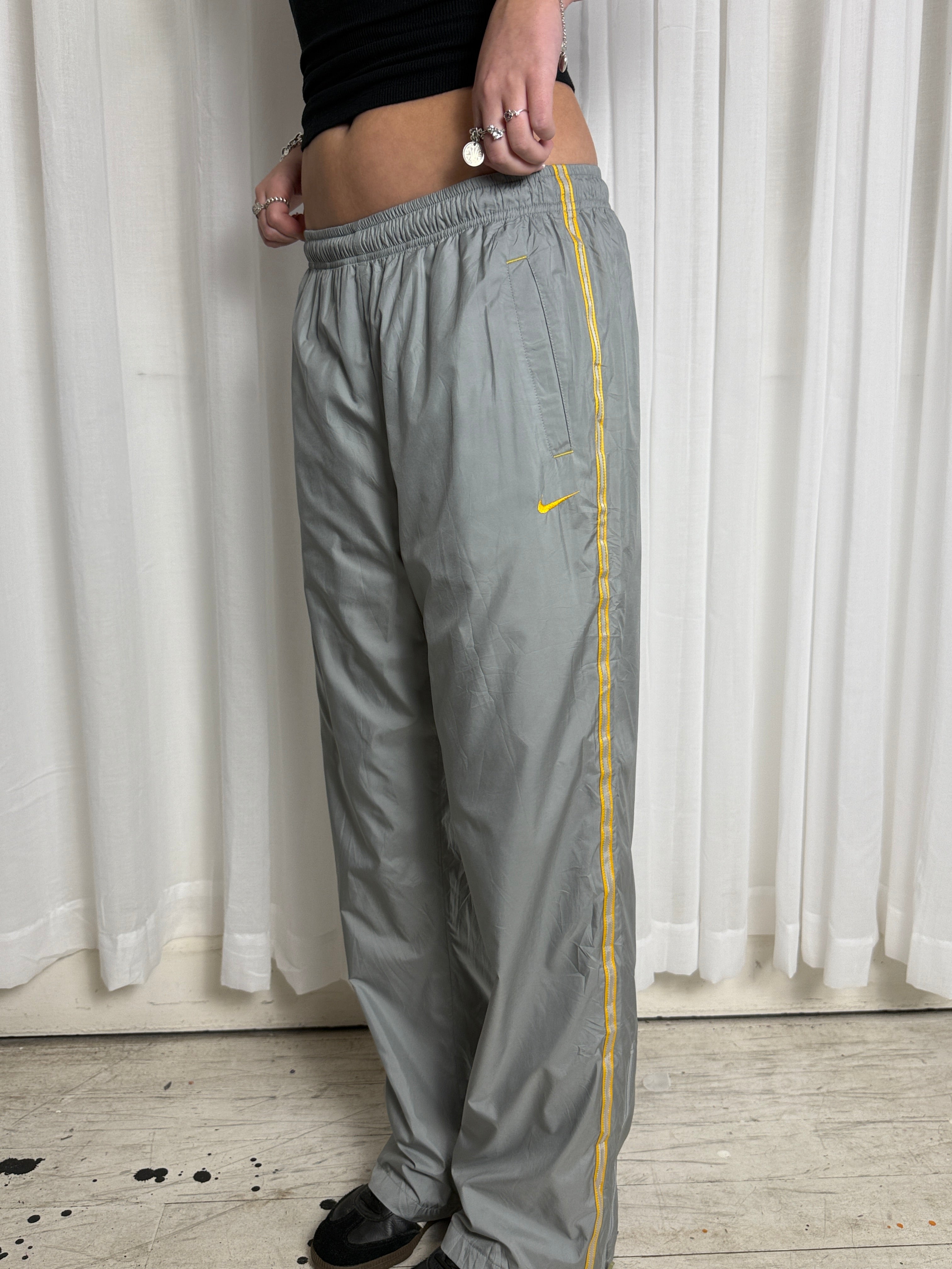 Grey Nike Trackpants - M