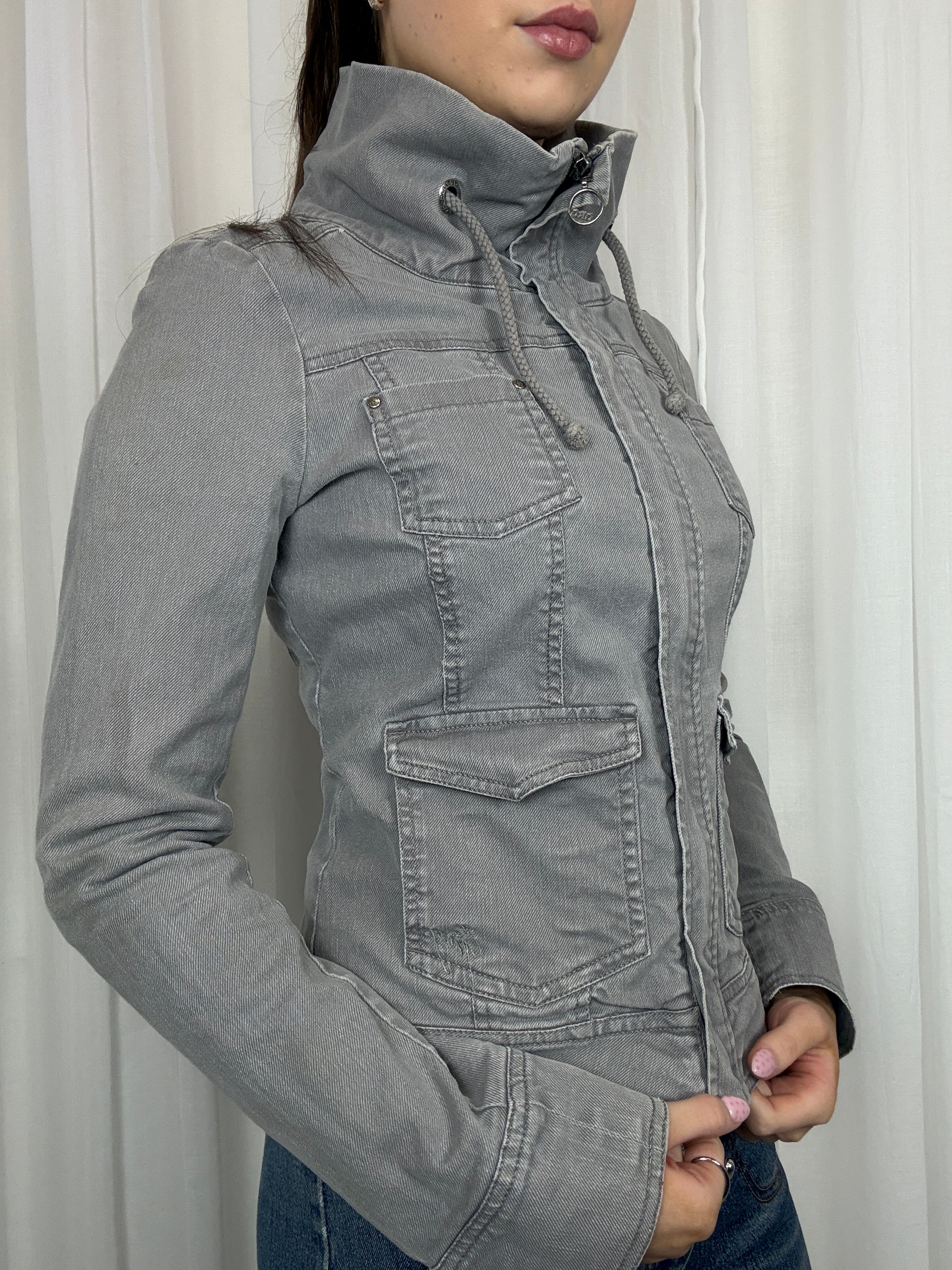Grey Garage Cotton Jacket - S
