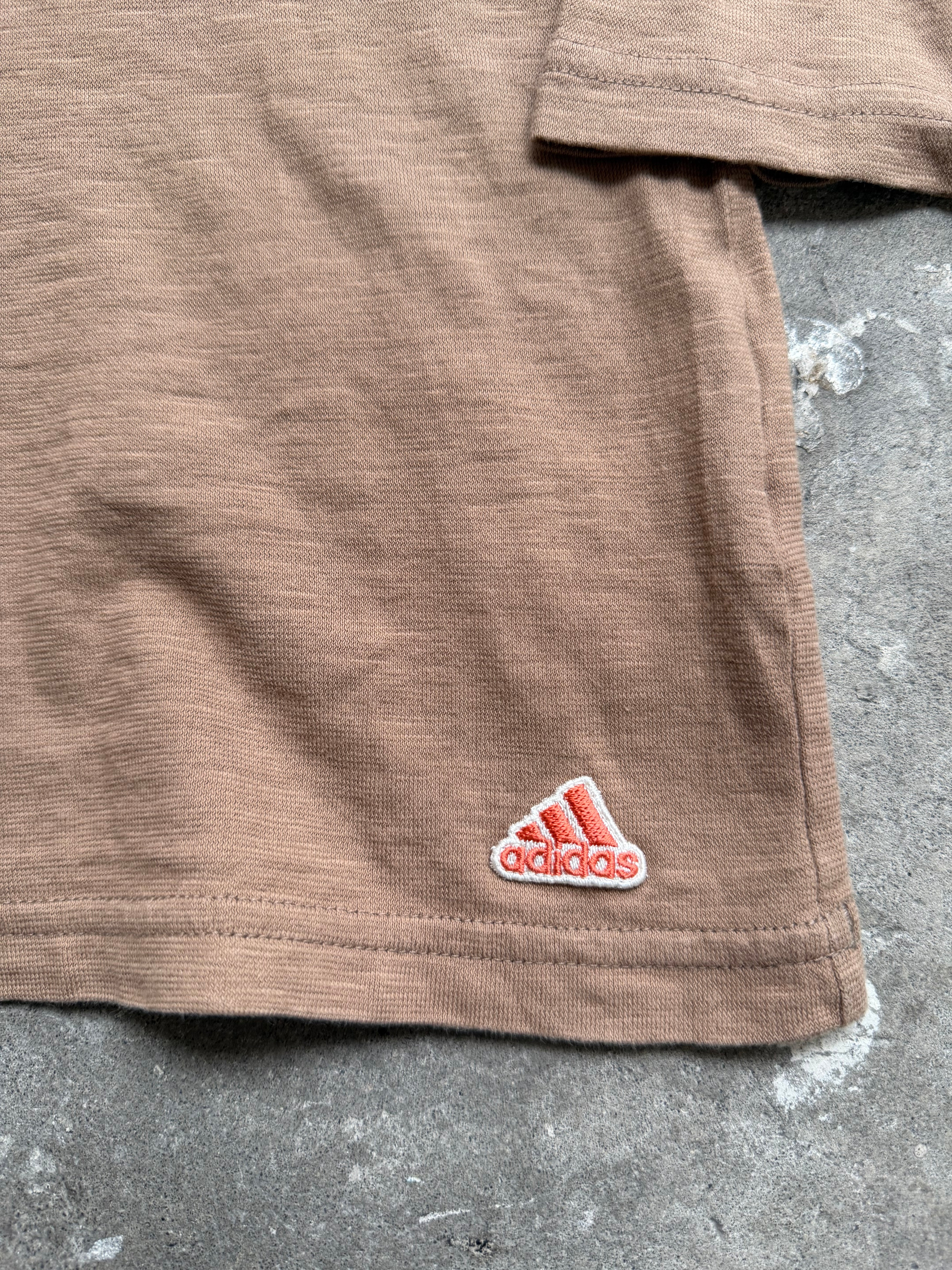 Brown Adidas 3/4 Sleeve - S