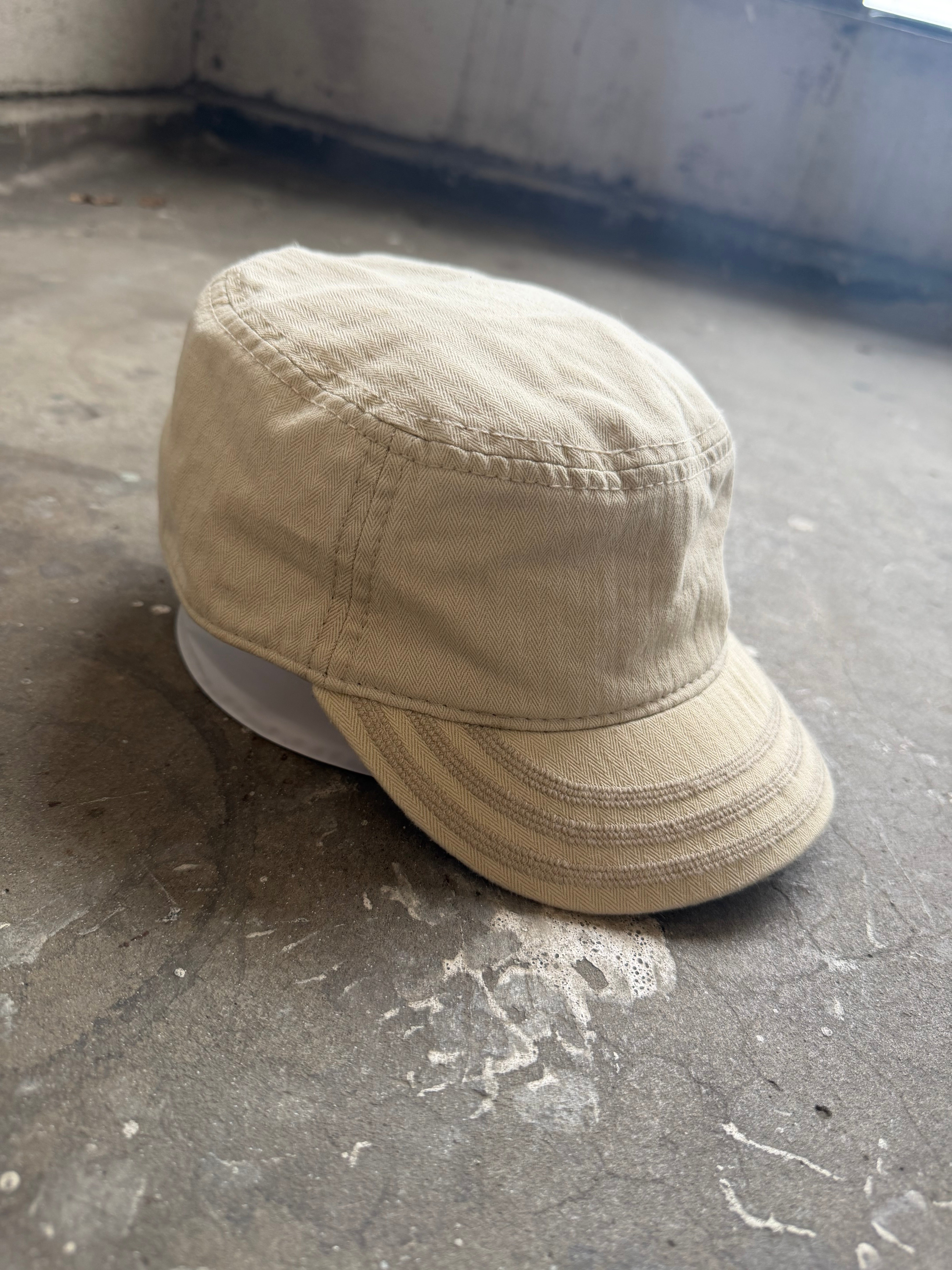 Cream Heart Cadet Hat
