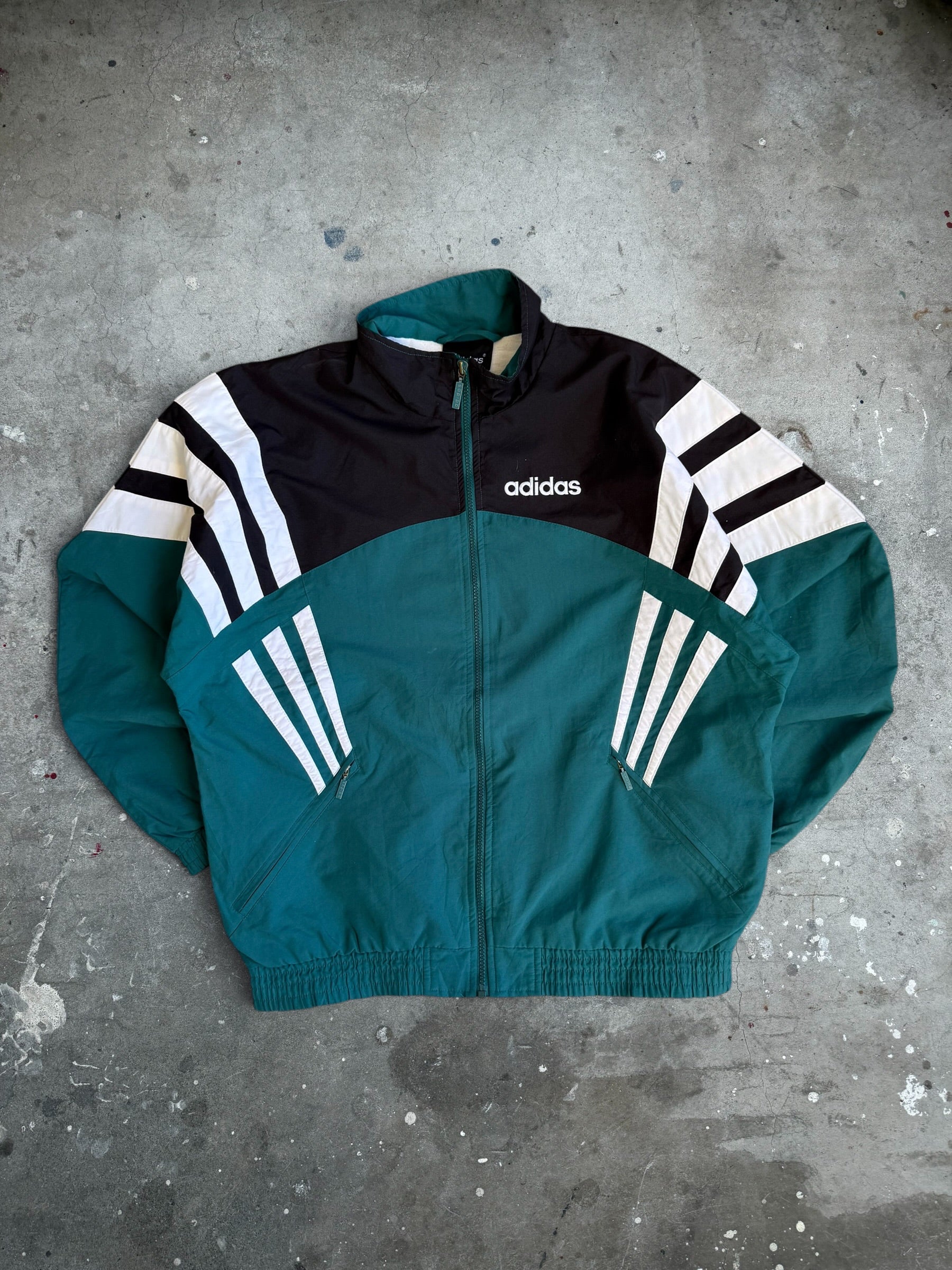 Retro Adidas Spray Jacket - L