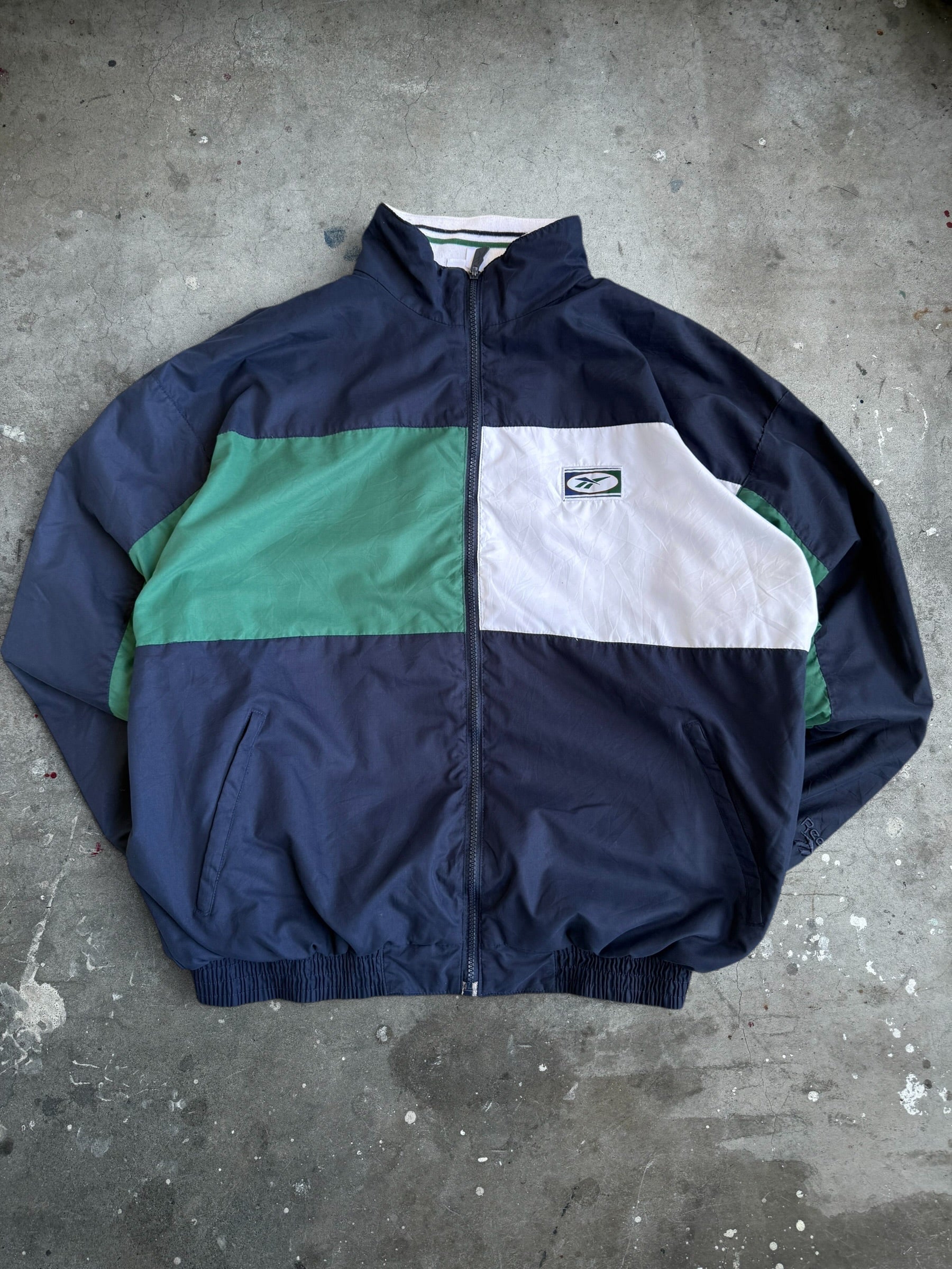 Graphic Reebok Spray Jacket - M