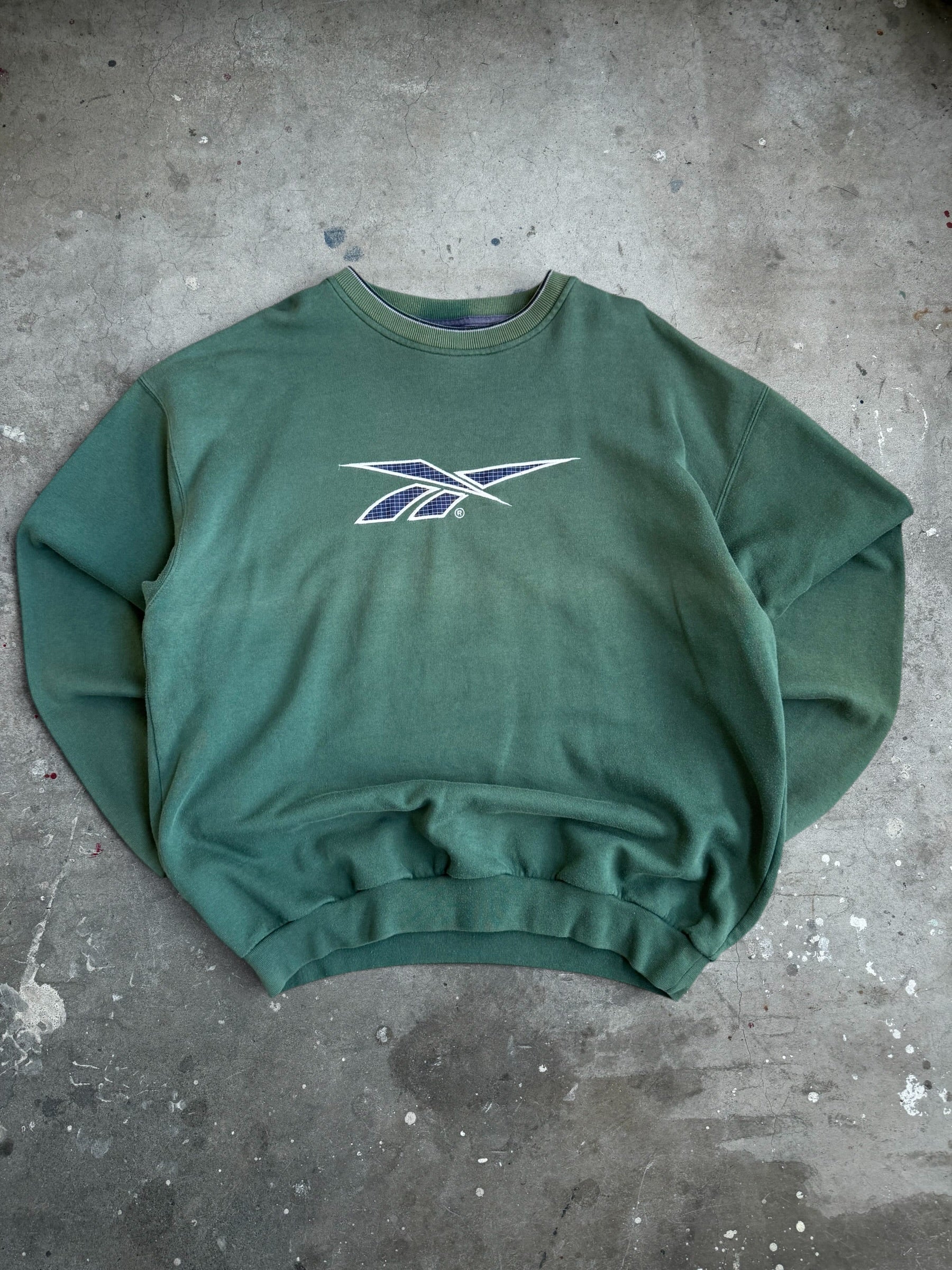 Green Reebok Jumper - XL