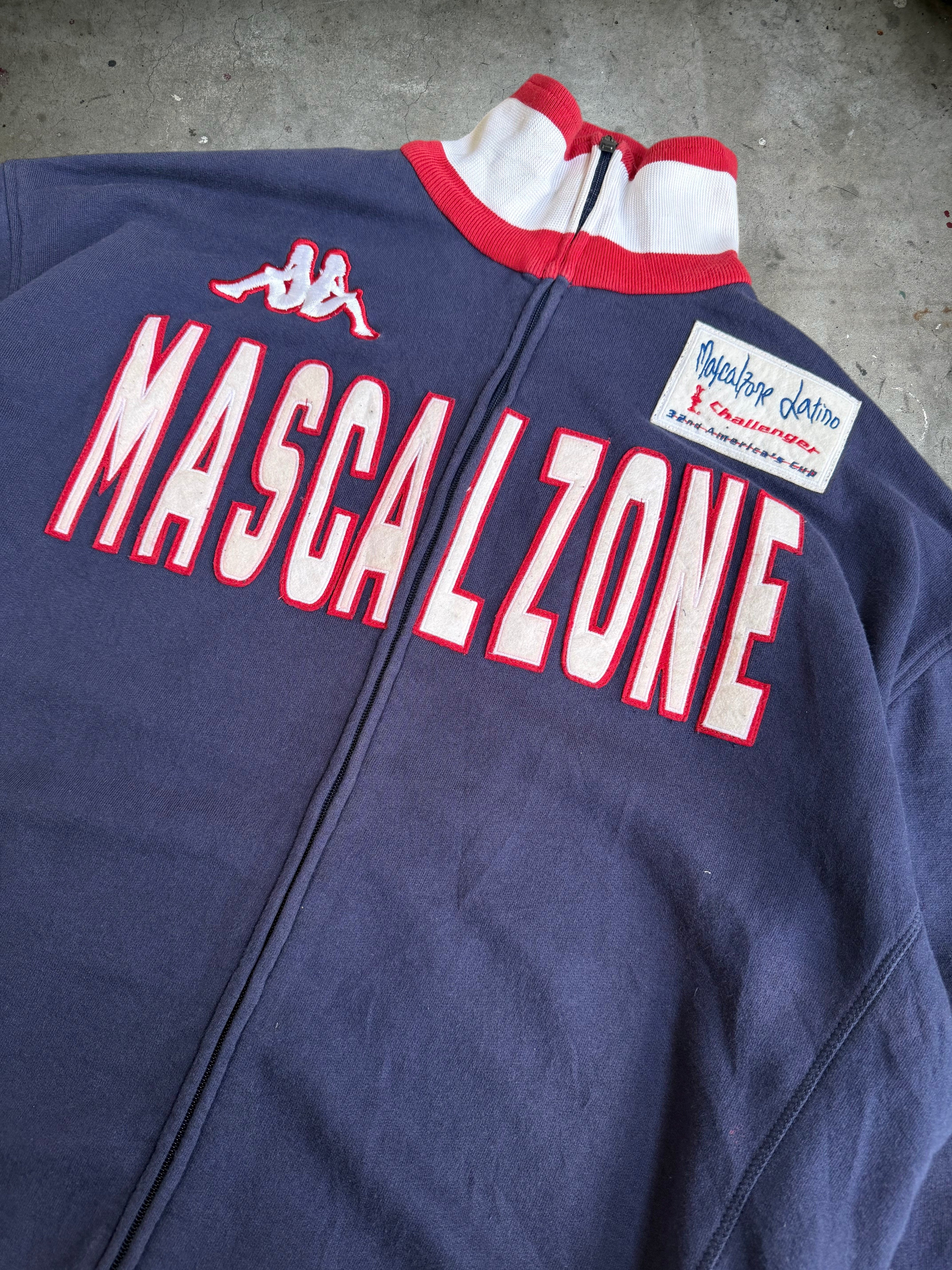 Mascalzone Kappa Zip Up Jumper - XXL