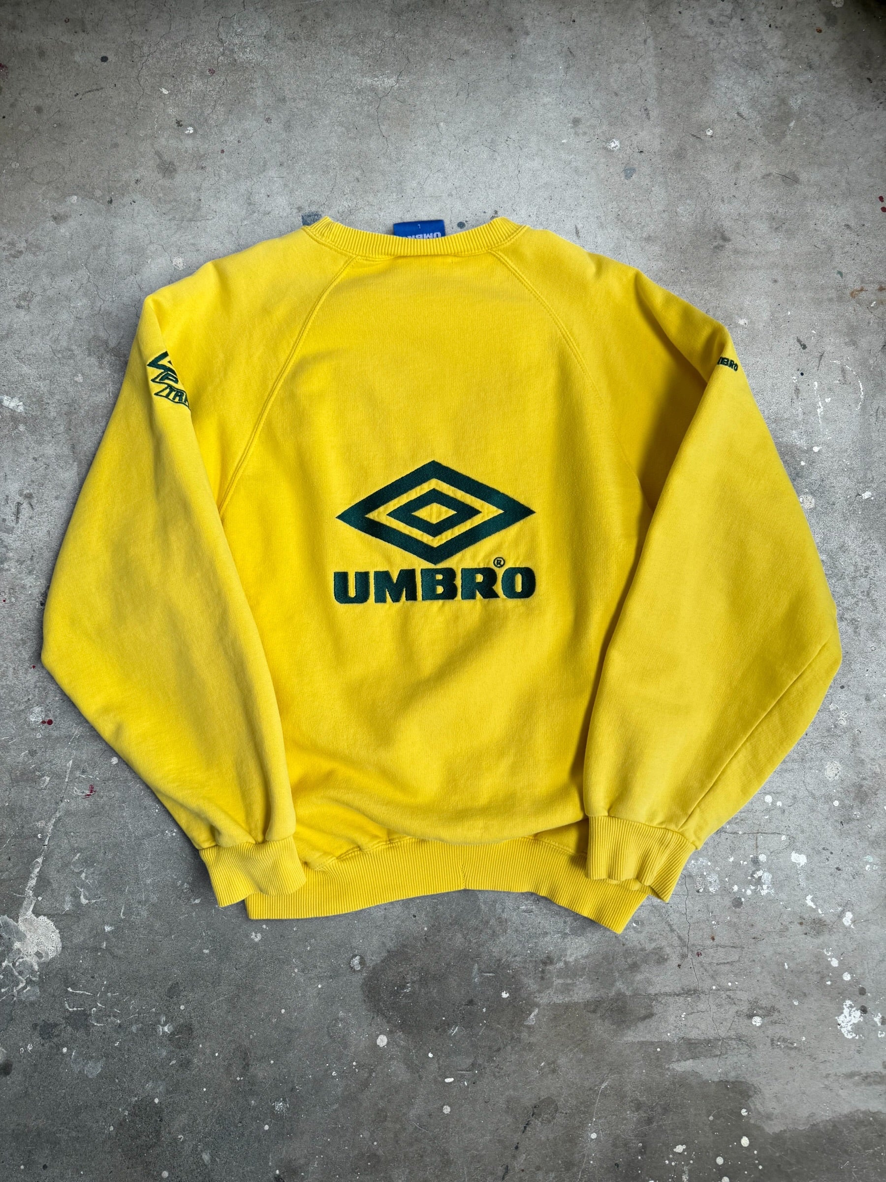 Yellow Umbro Pro Training Jumper - L