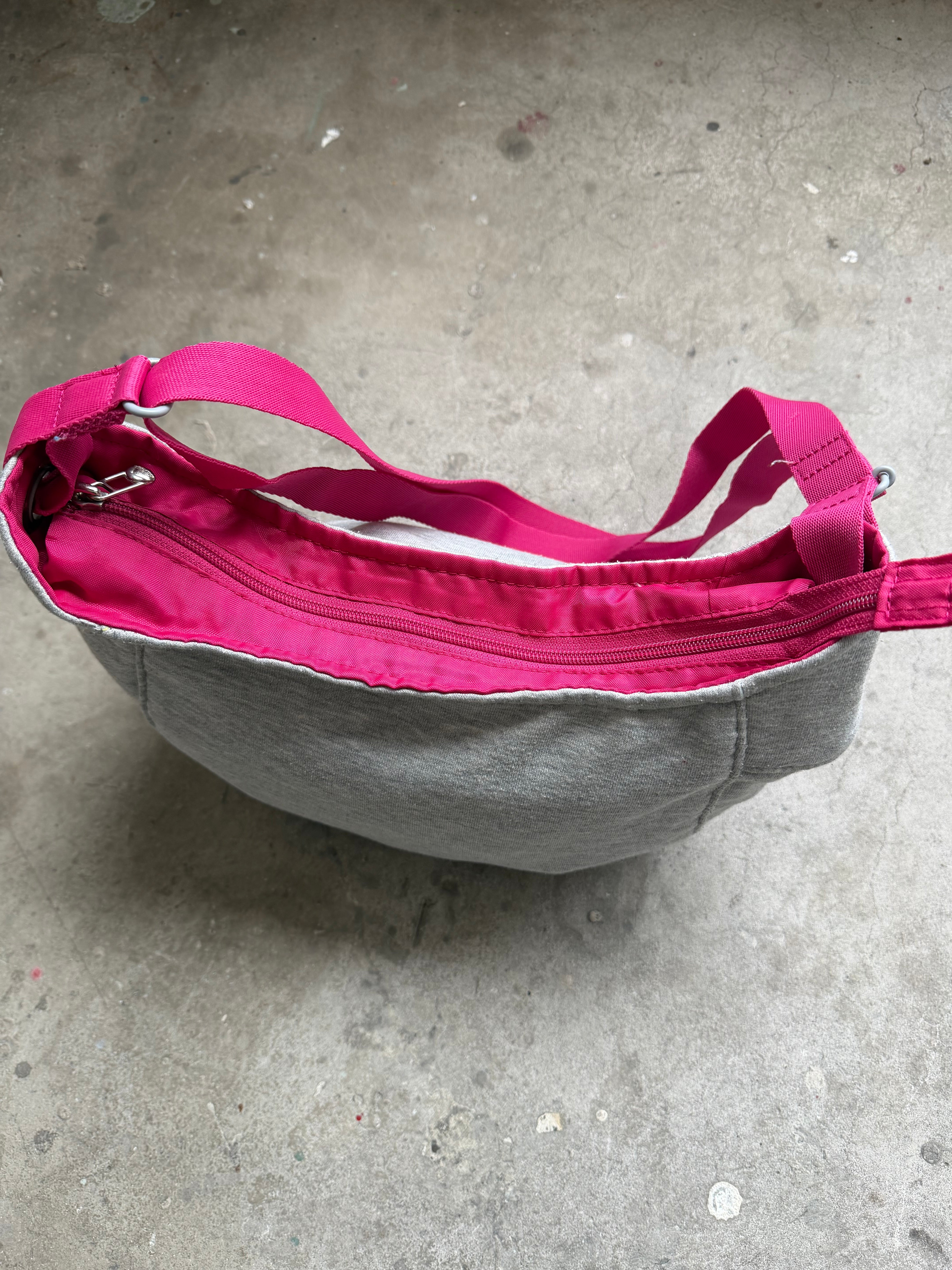 Grey & Pink Adidas Bag