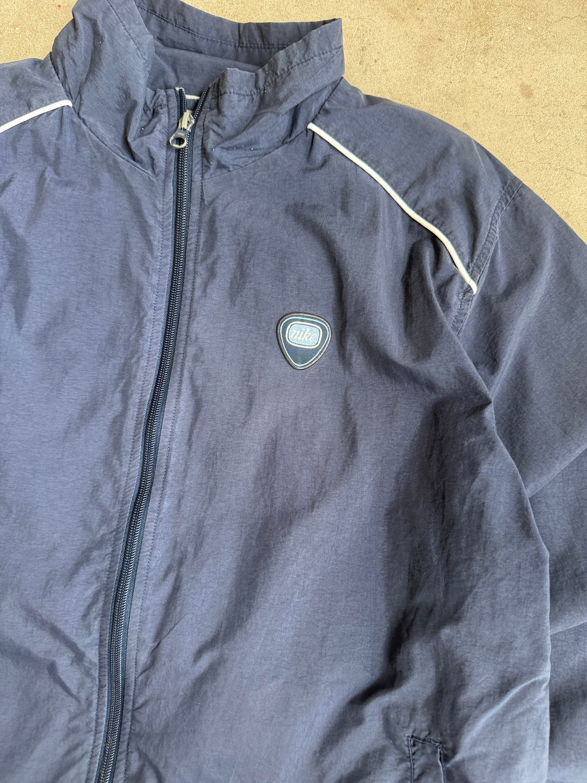 Navy Nike Spray Jacket - L