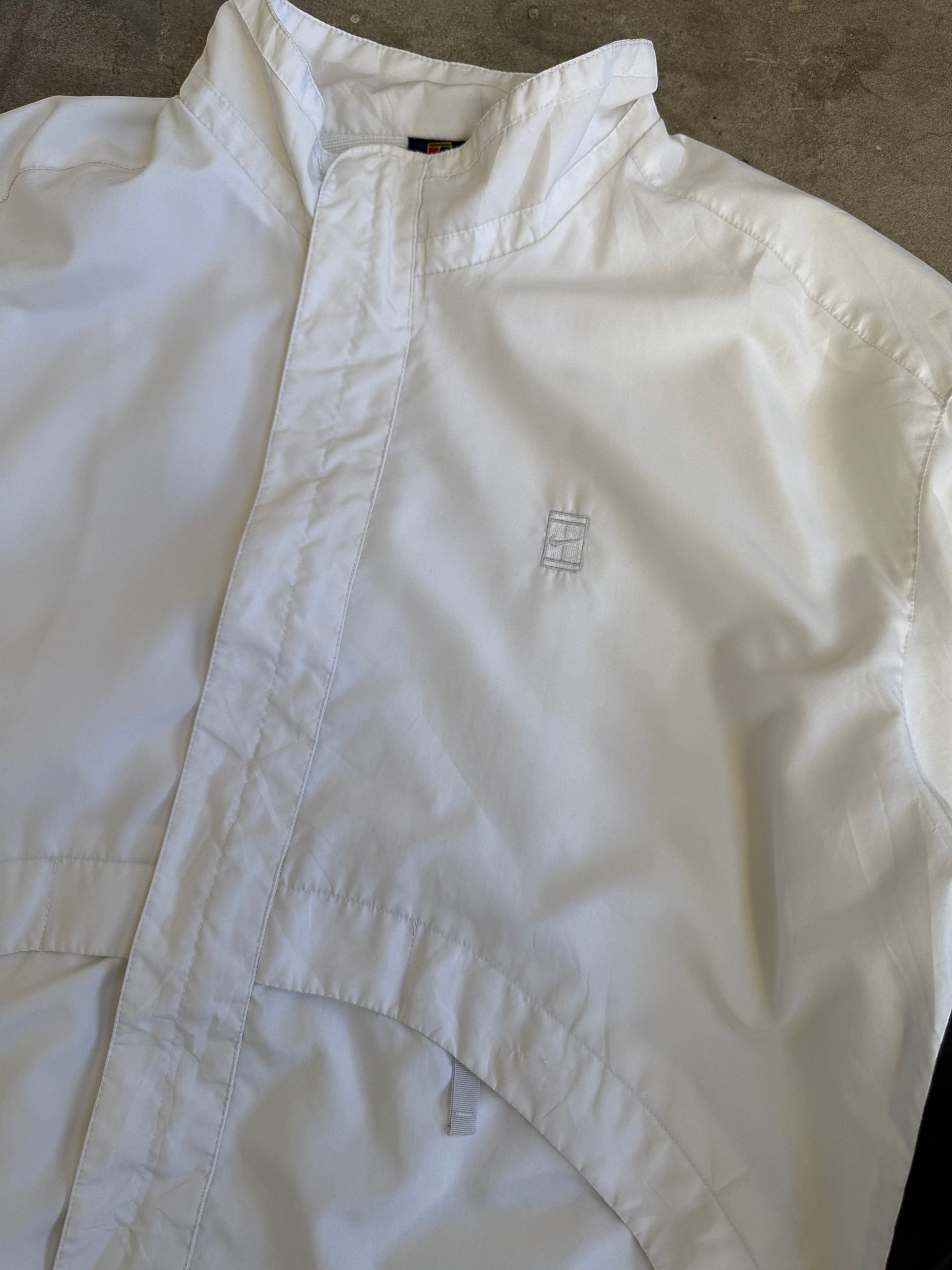 White Nike Tennis Jacket - XL
