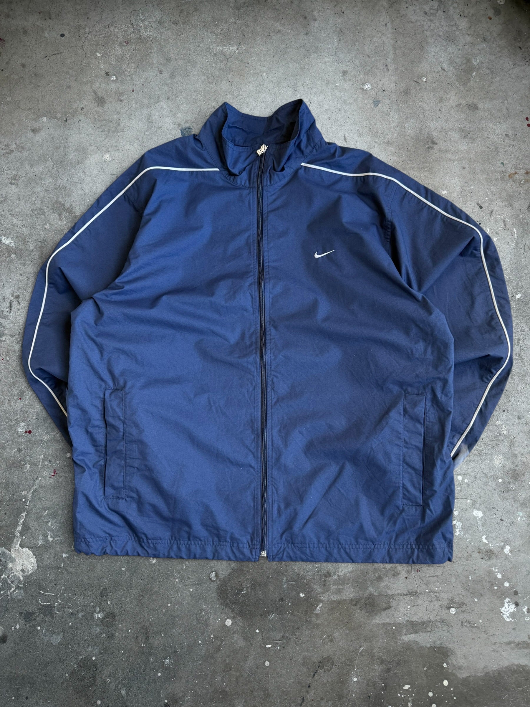 Navy Nike Spray Jacket - XL