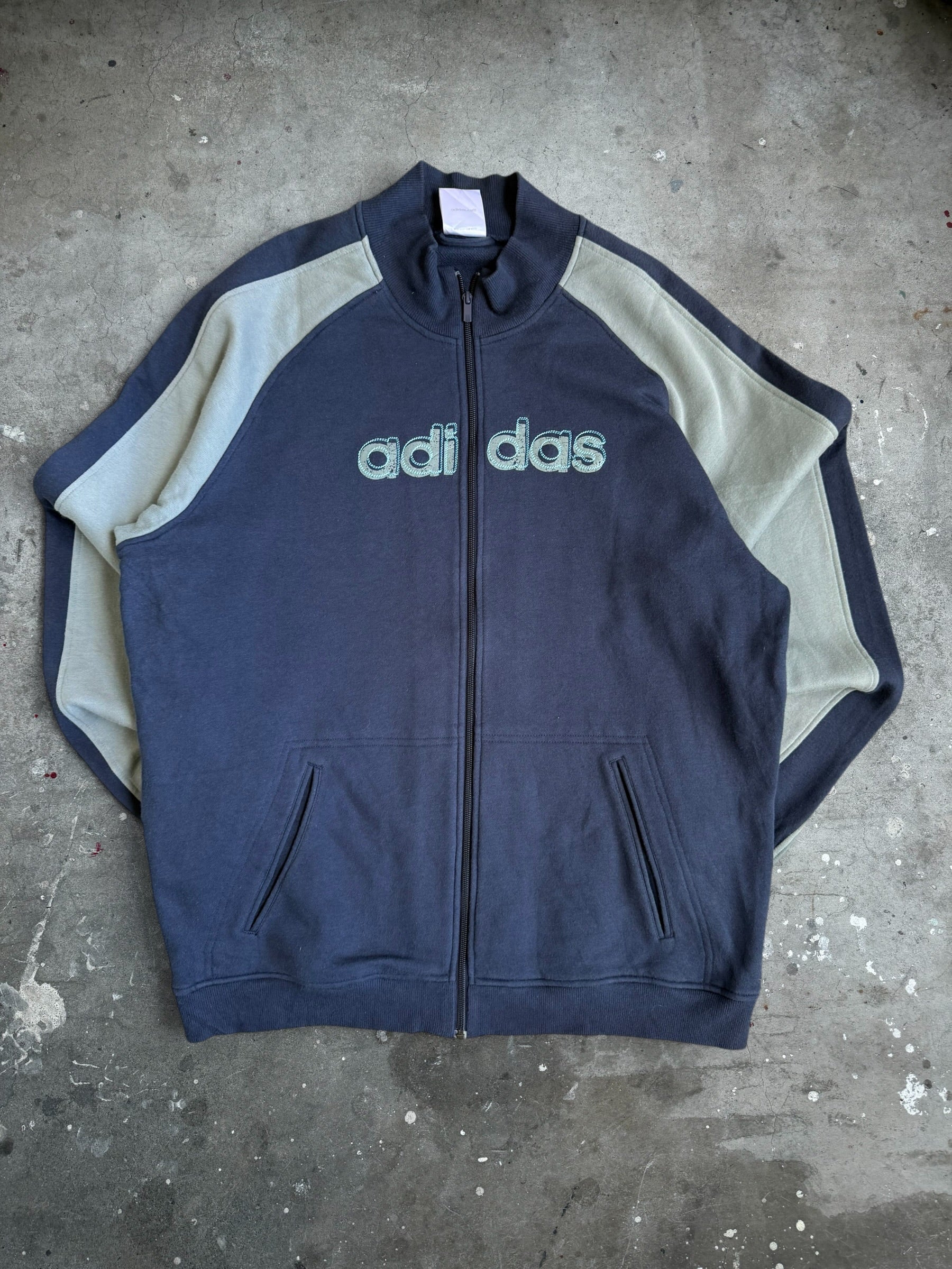 Adidas Spellout Zip Up - XL
