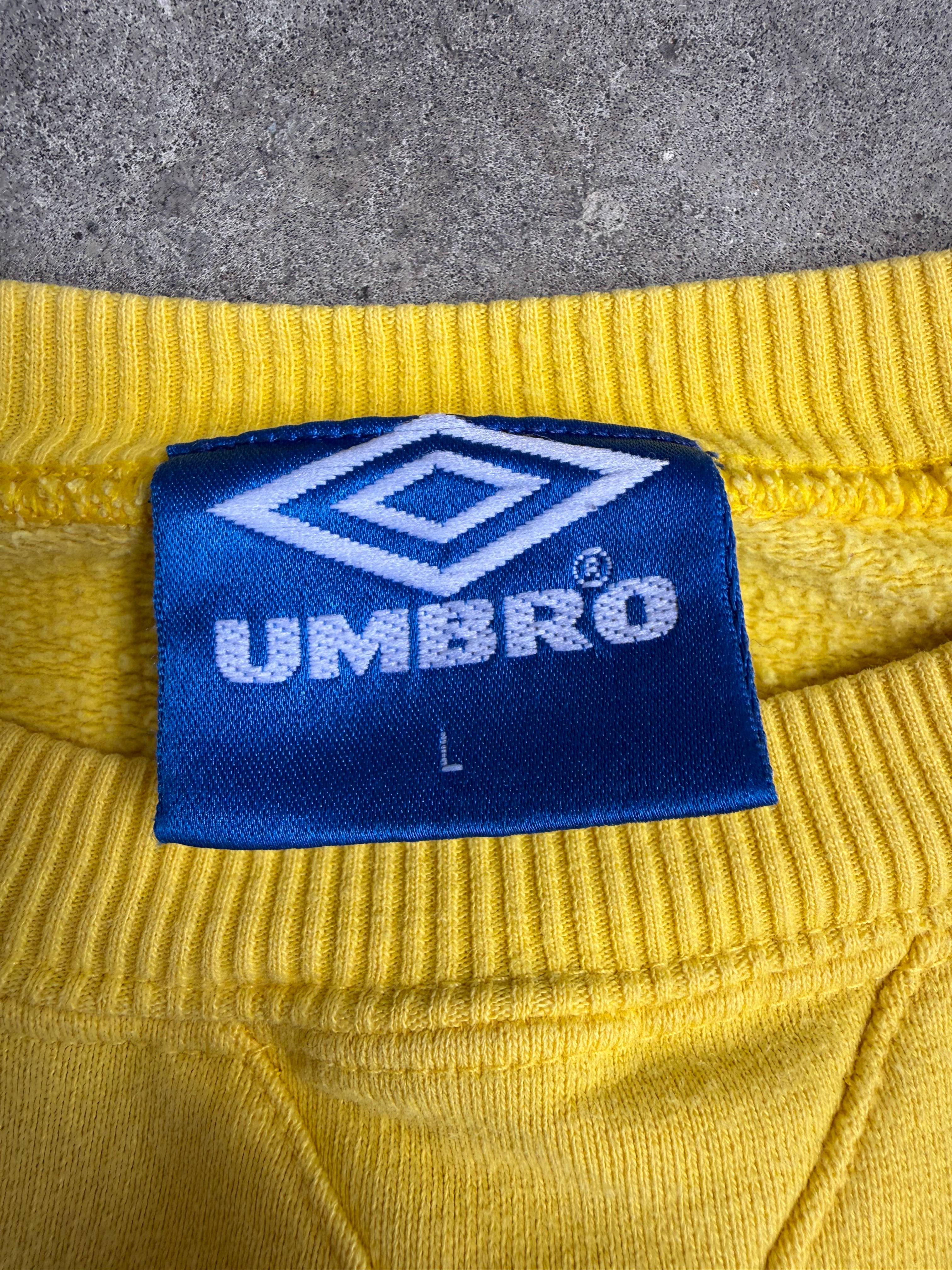 Yellow Umbro Pro Training Jumper - L