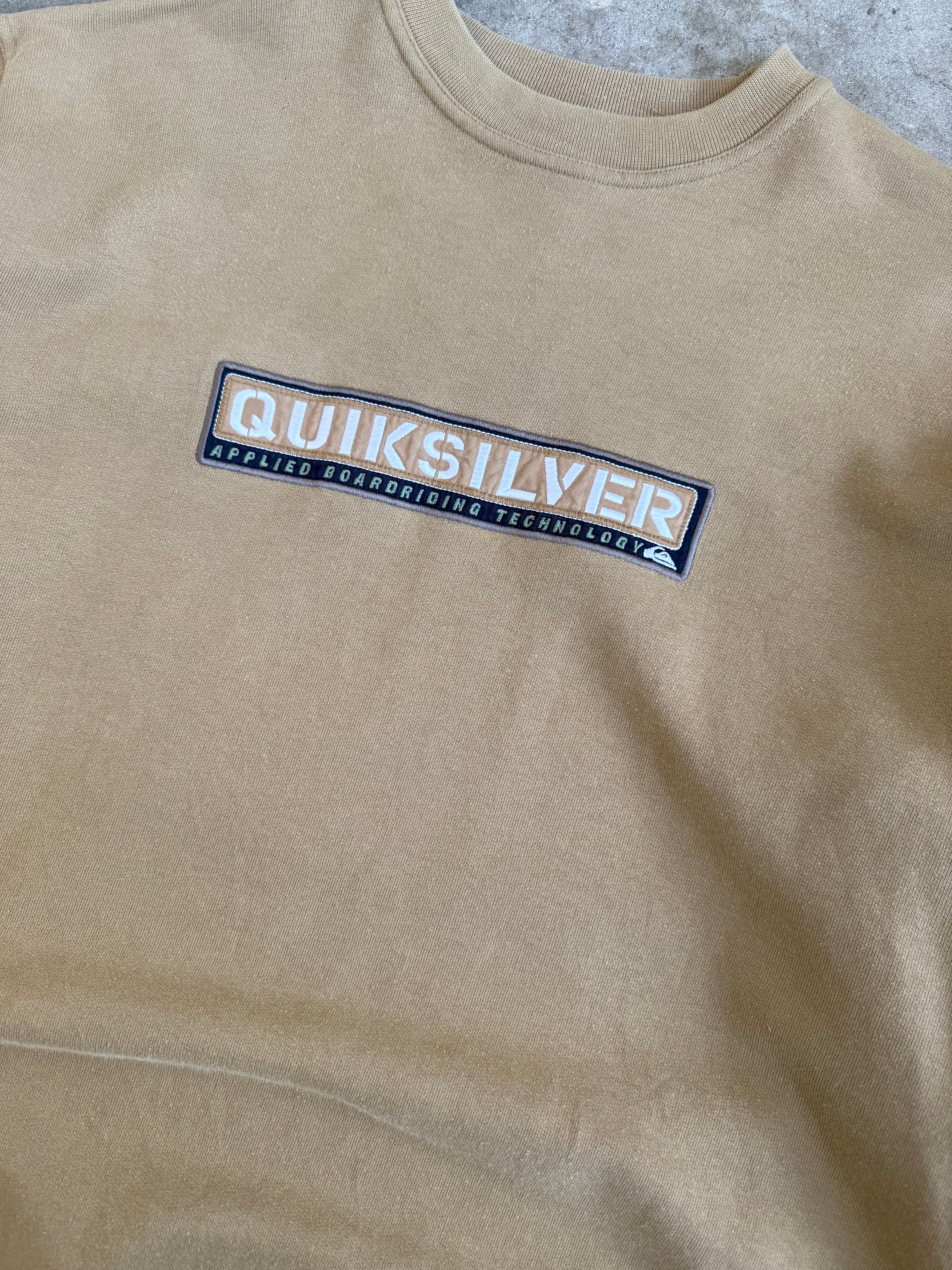 Beige Quiksilver Jumper - M