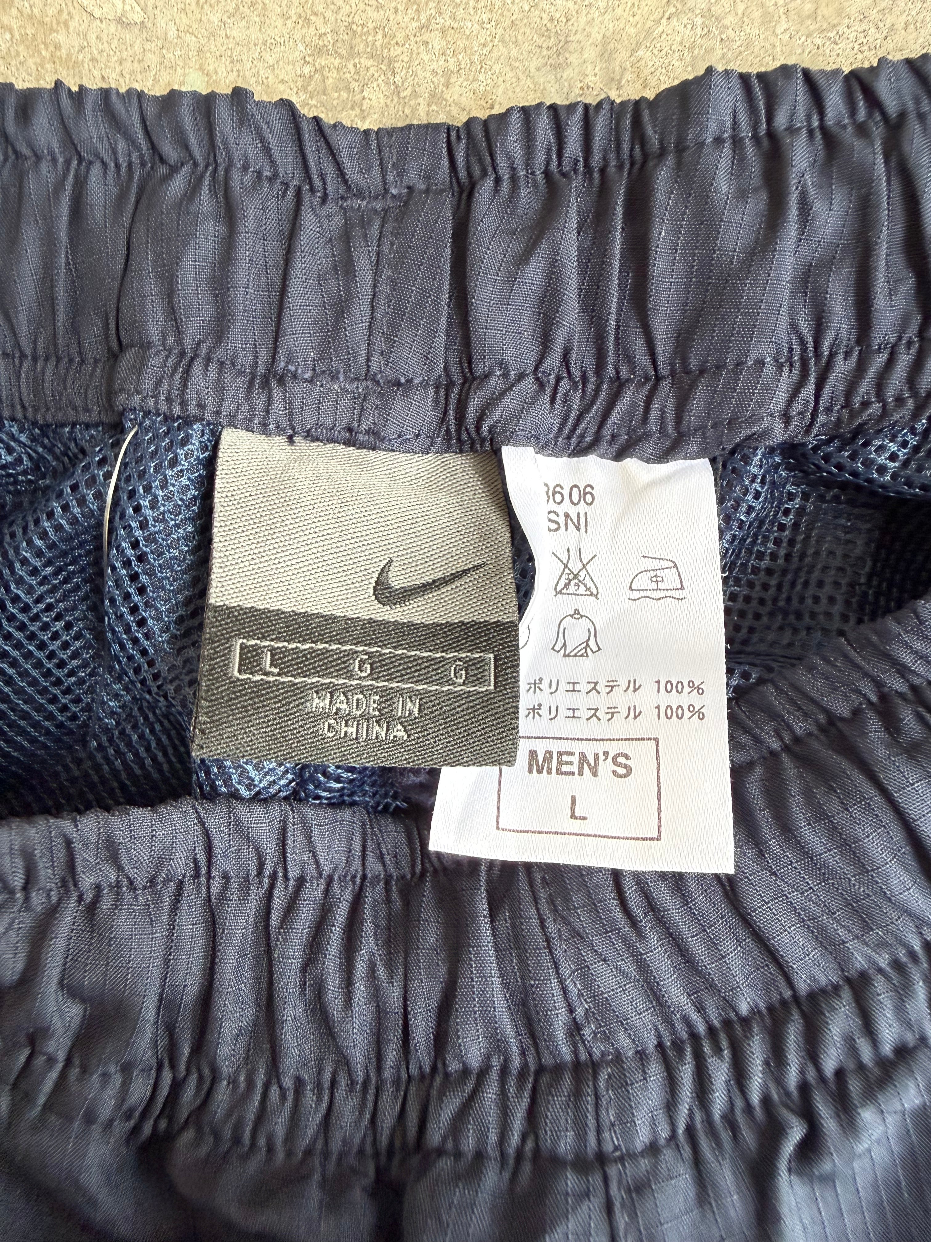 Navy Nike Trackpants - L
