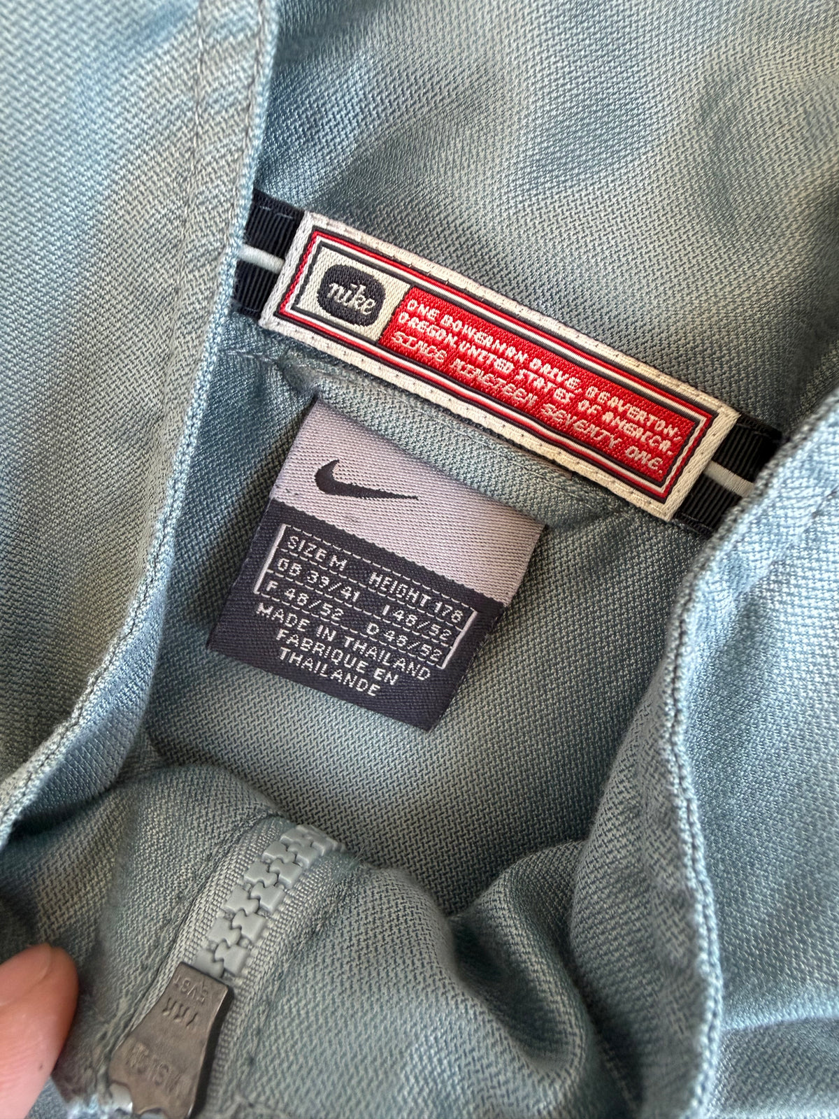 Blue Nike Spray Jacket - L