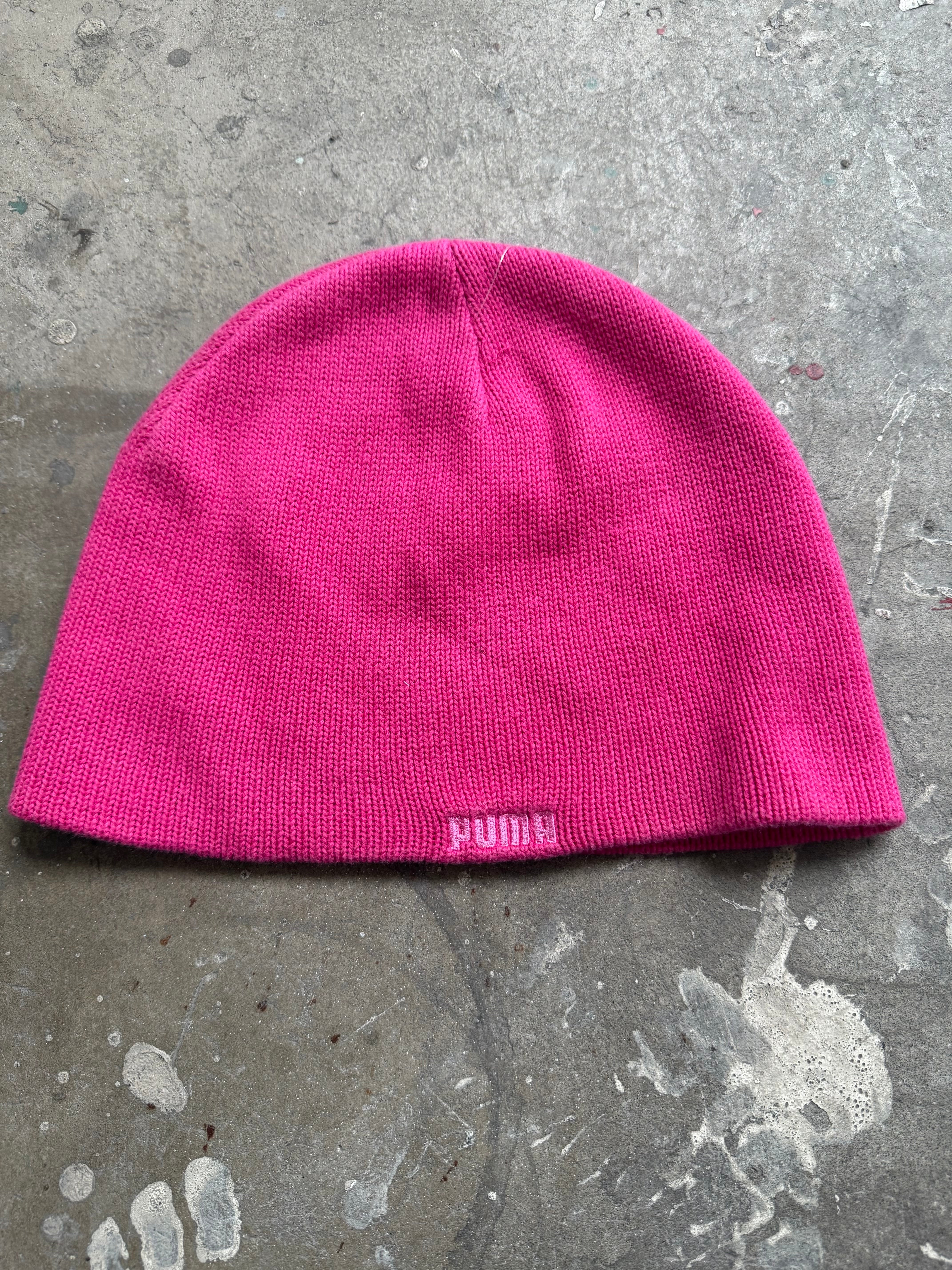 Pink Puma Beanie