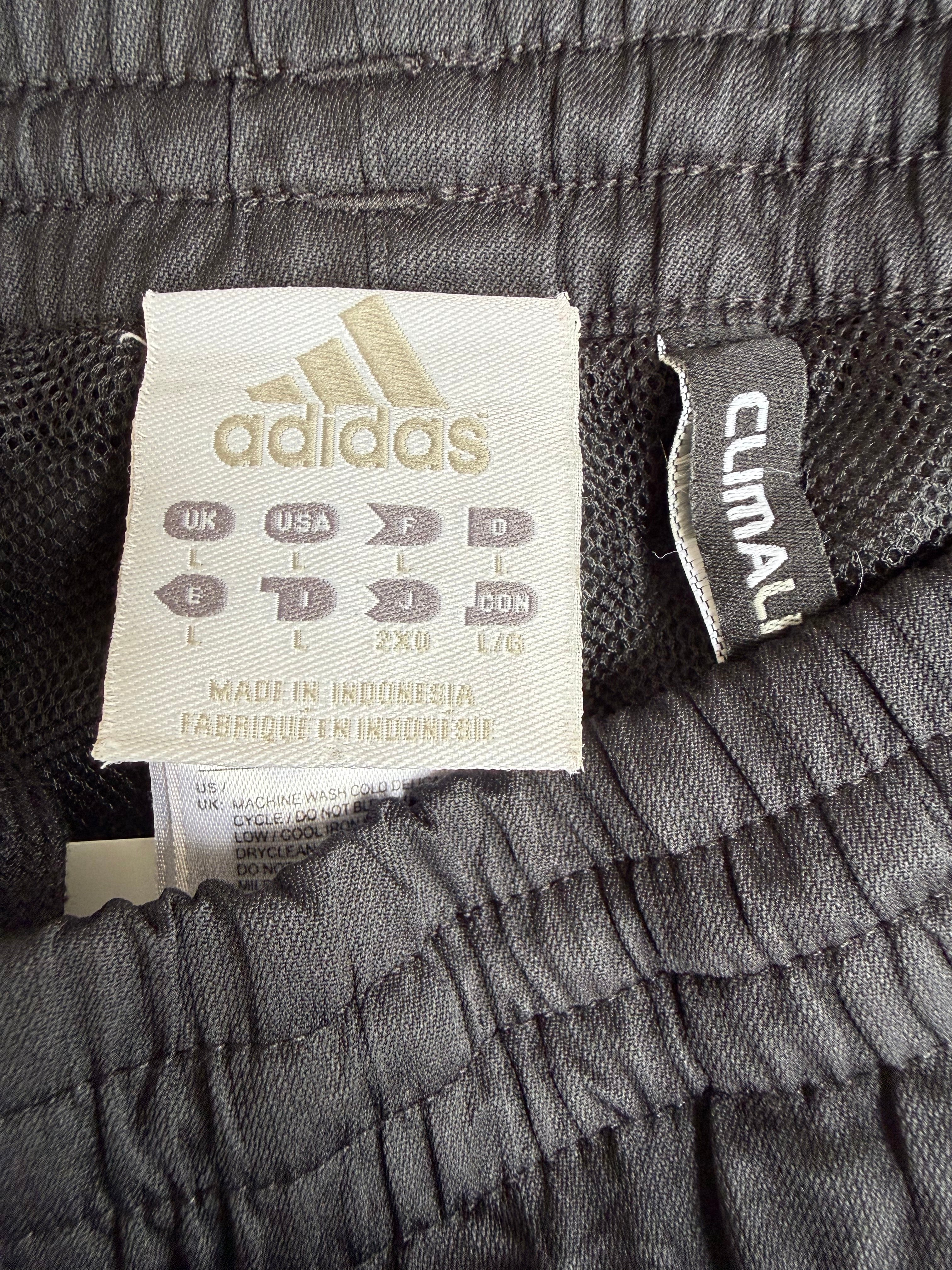 Black Adidas Trackies - L