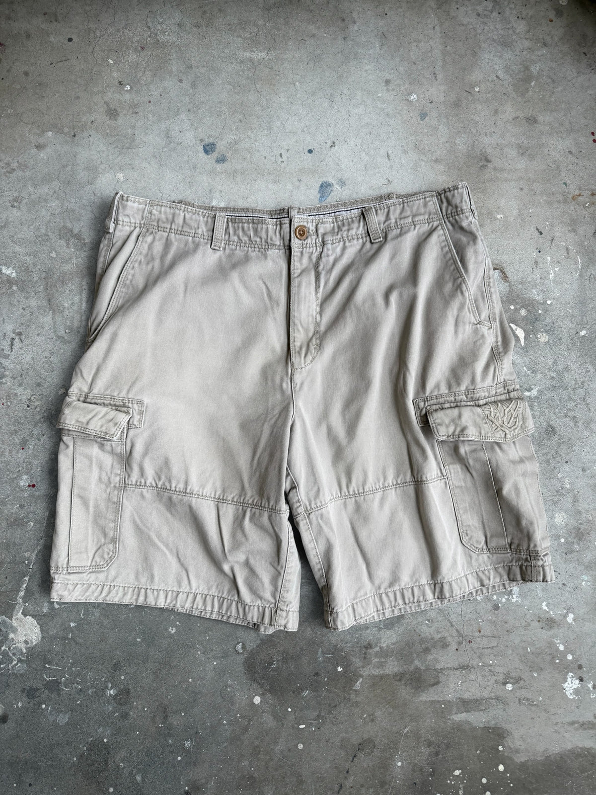 Beige Timberland Cargo Shorts - 38”