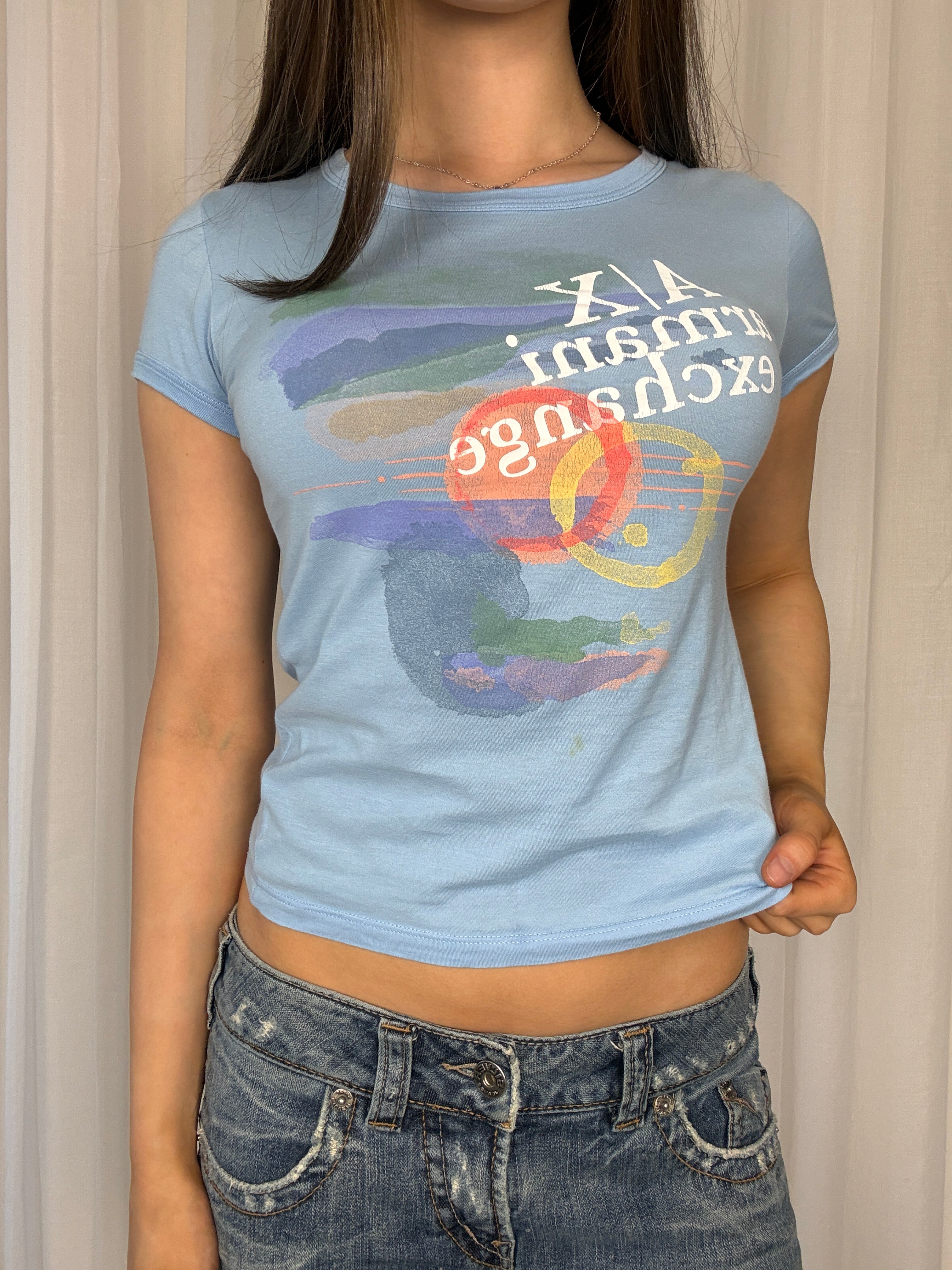 Armani Exchange Blue Tee - S