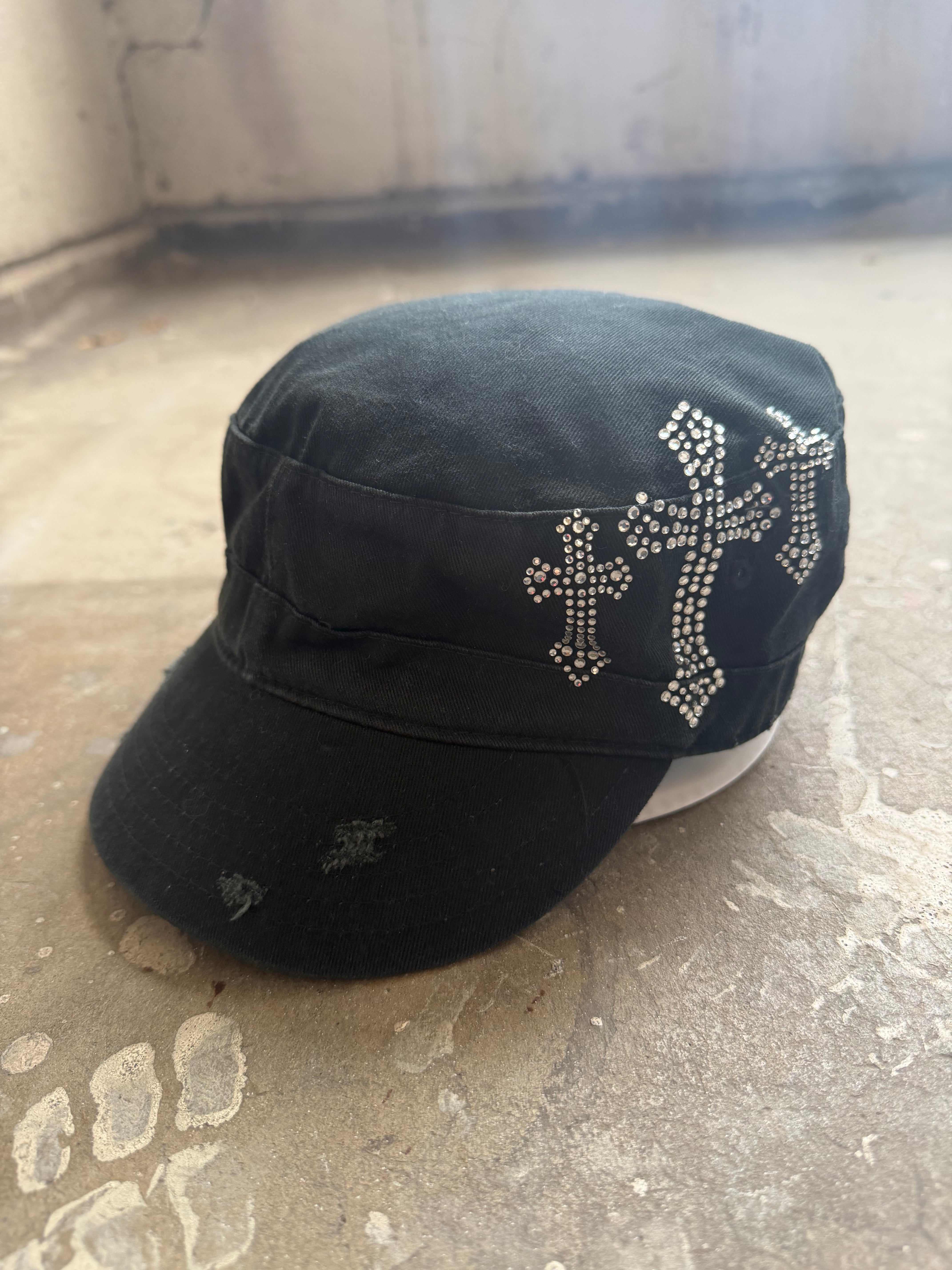 Bedazzled Cross Cadet Hat