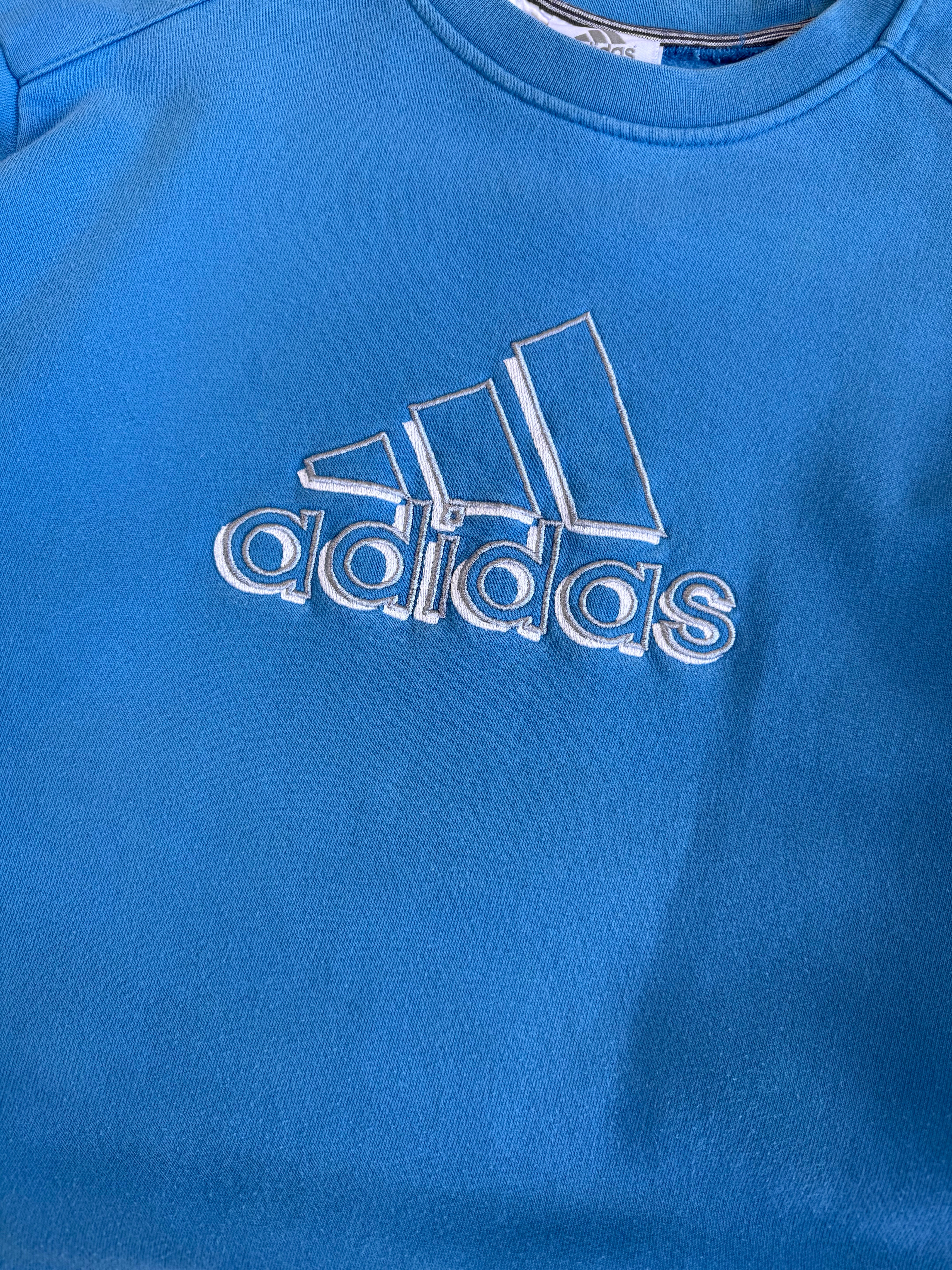Blue Adidas Jumper - M