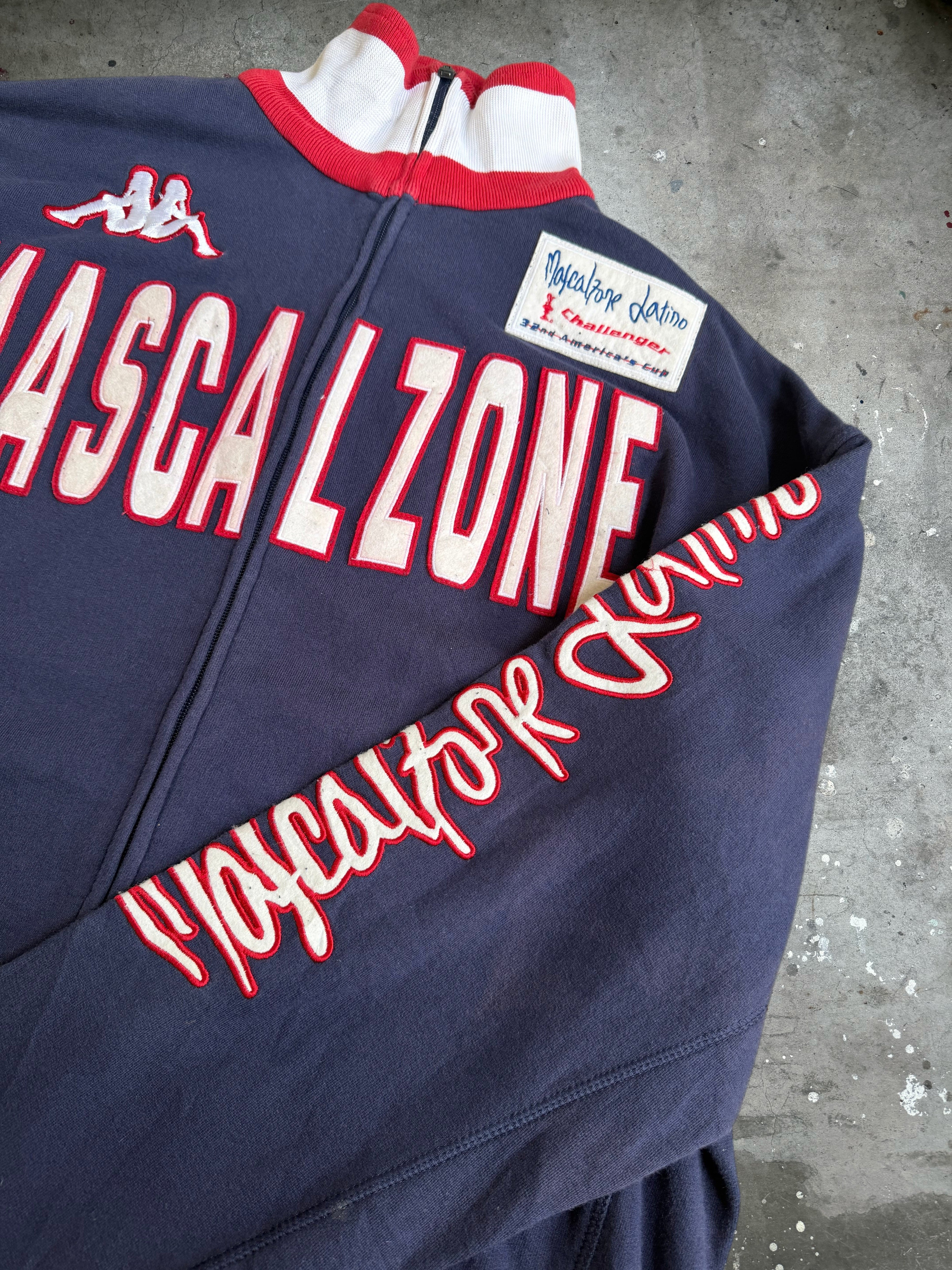 Mascalzone Kappa Zip Up Jumper - XXL