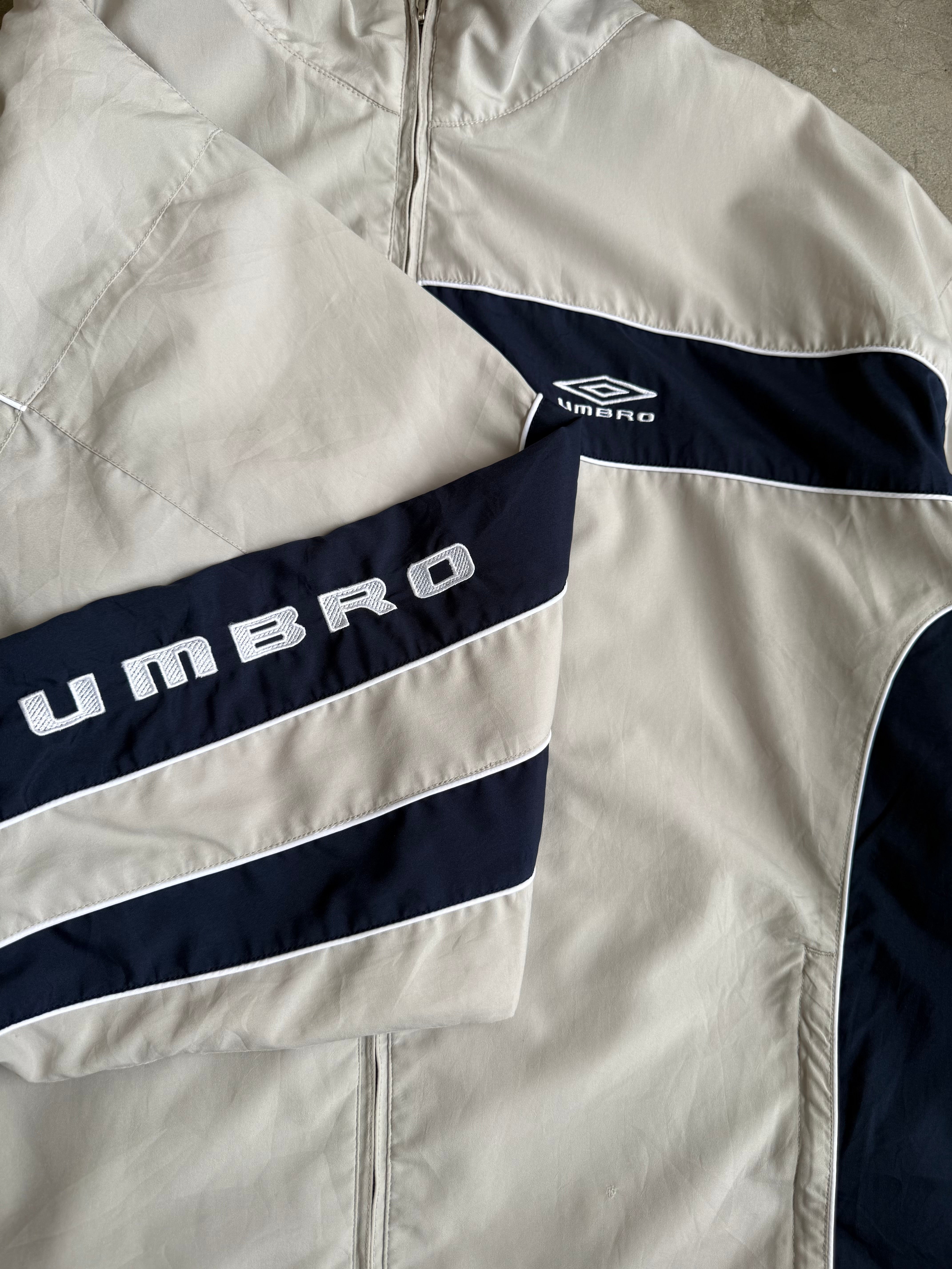 Beige Umbro Spray Jacket - XXL