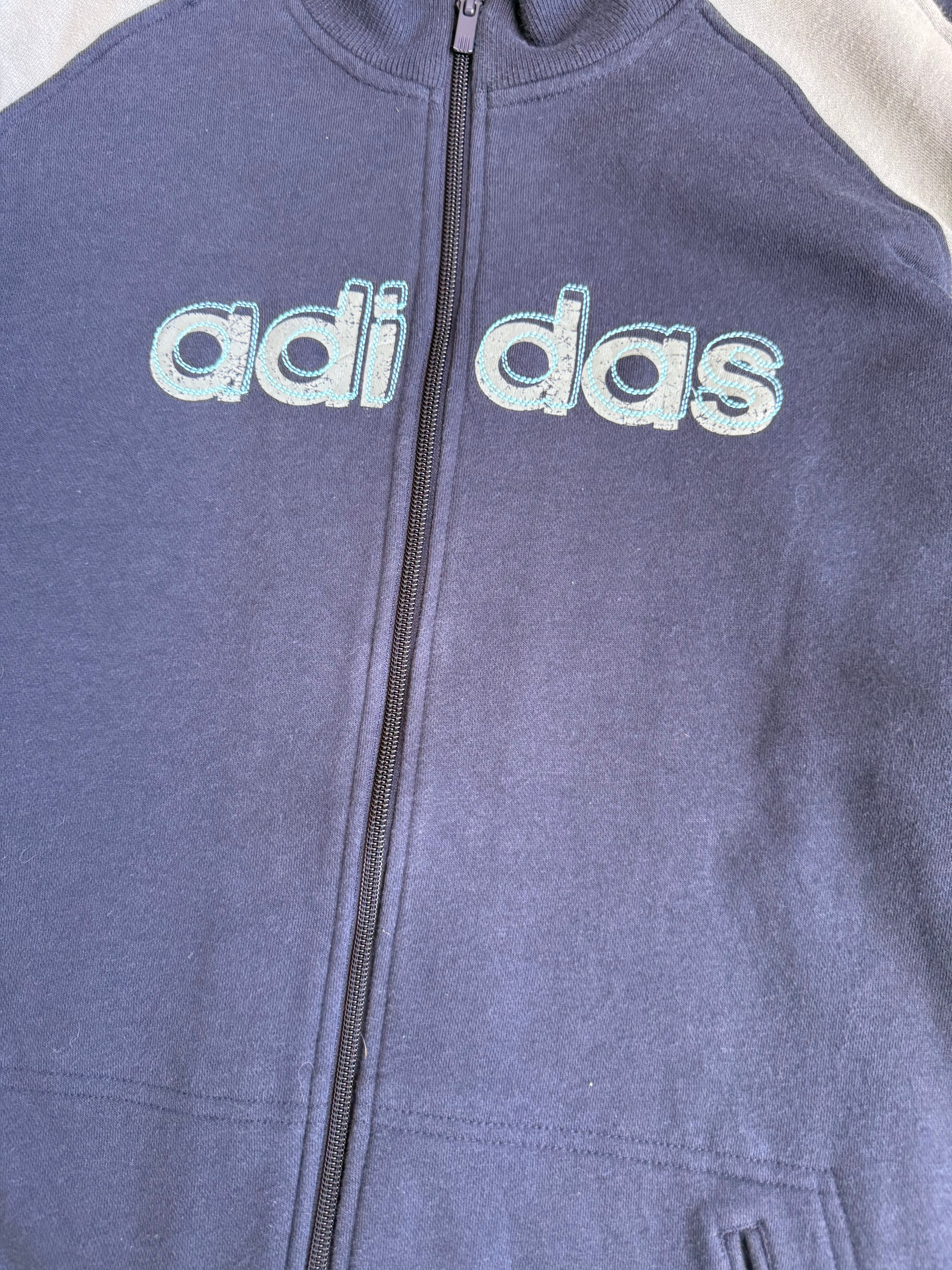 Adidas Spellout Zip Up - XL