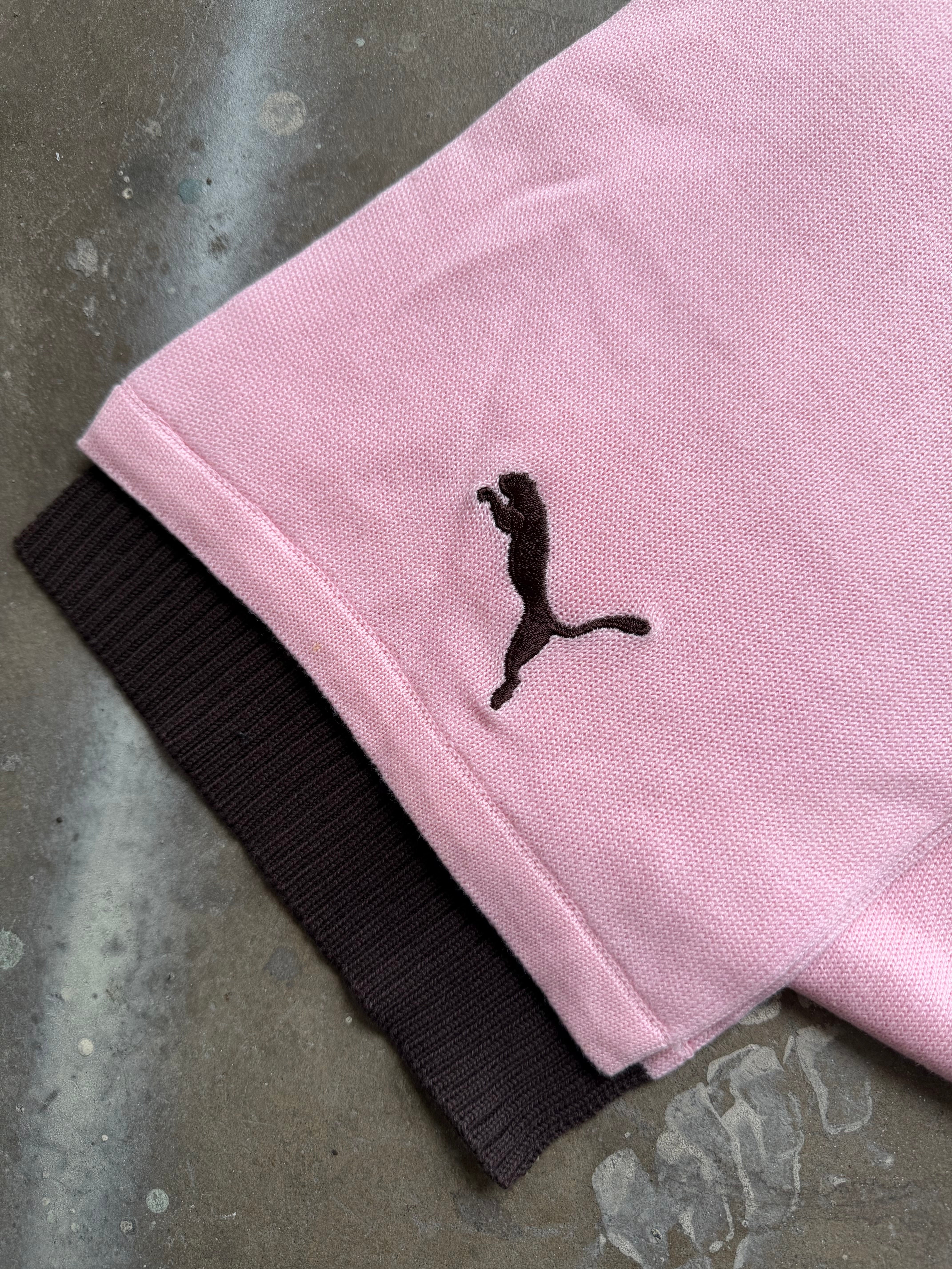 Pink & Brown Puma Scarf