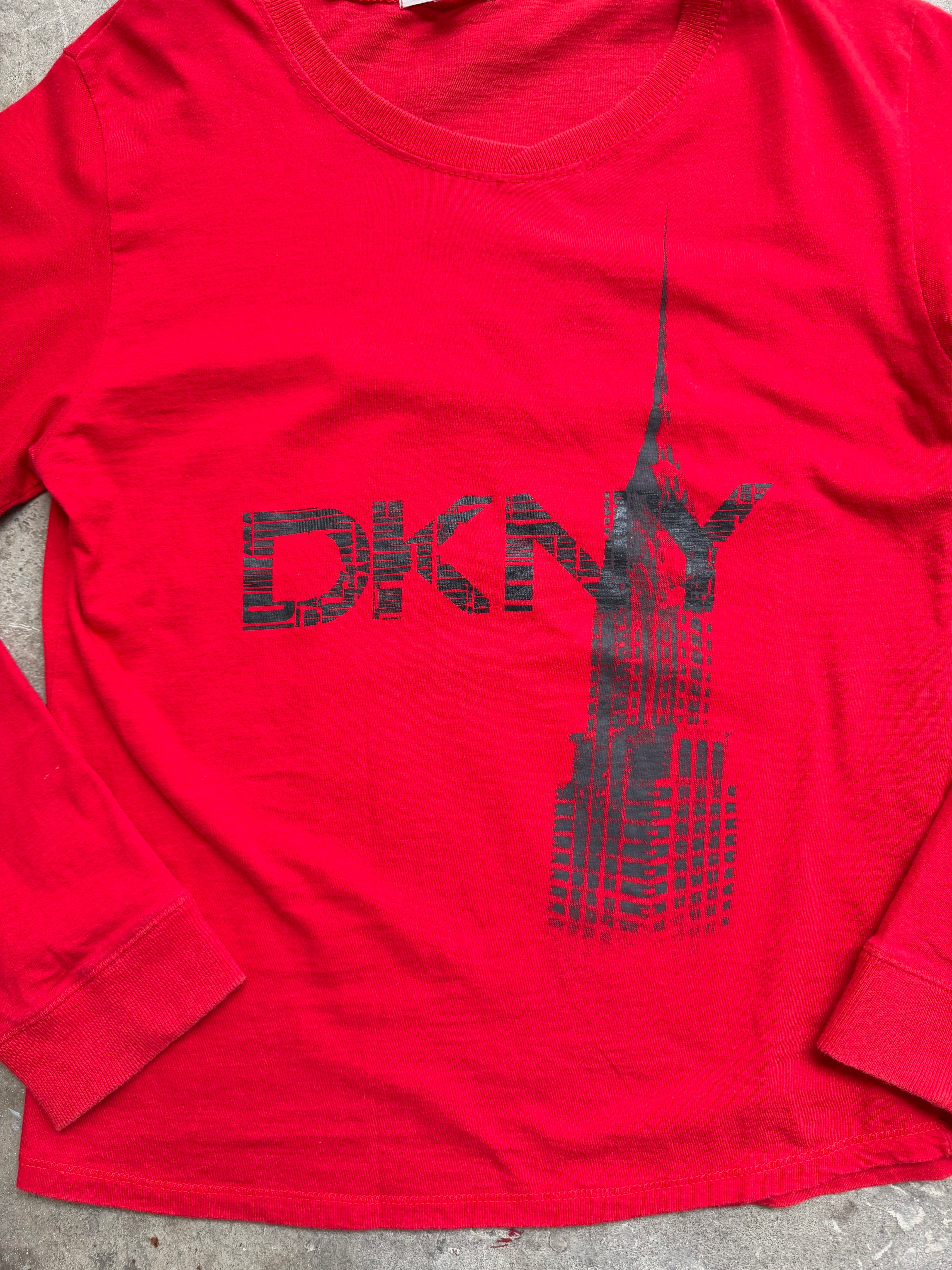 DKNY Red Long Sleeve - M