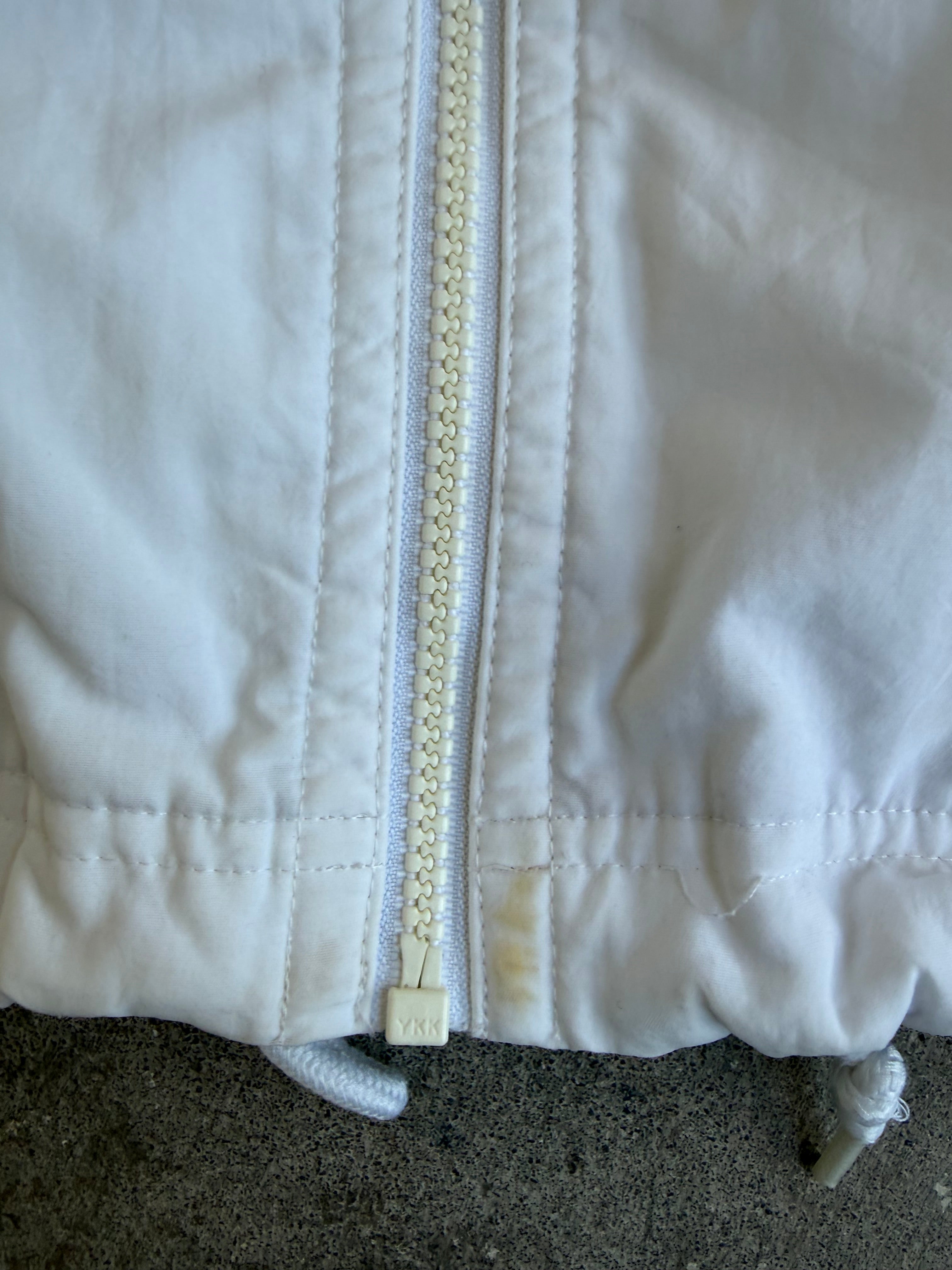 White Nike Spray Jacket - M