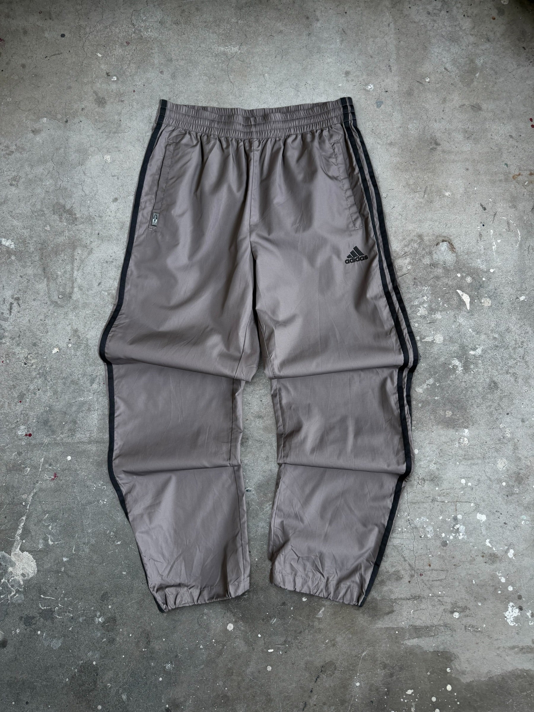 Charcoal Adidas Trackpants - M