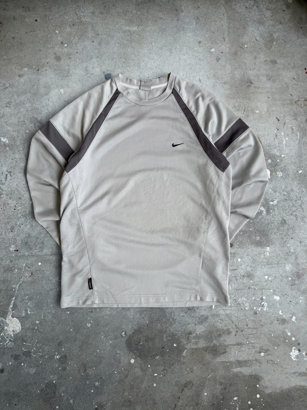 Grey Nike Long Sleeve Jersey - L