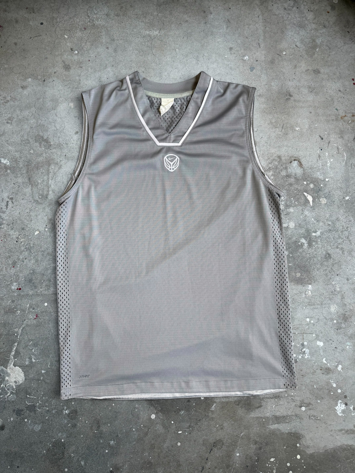 Grey Nike Singlet - L