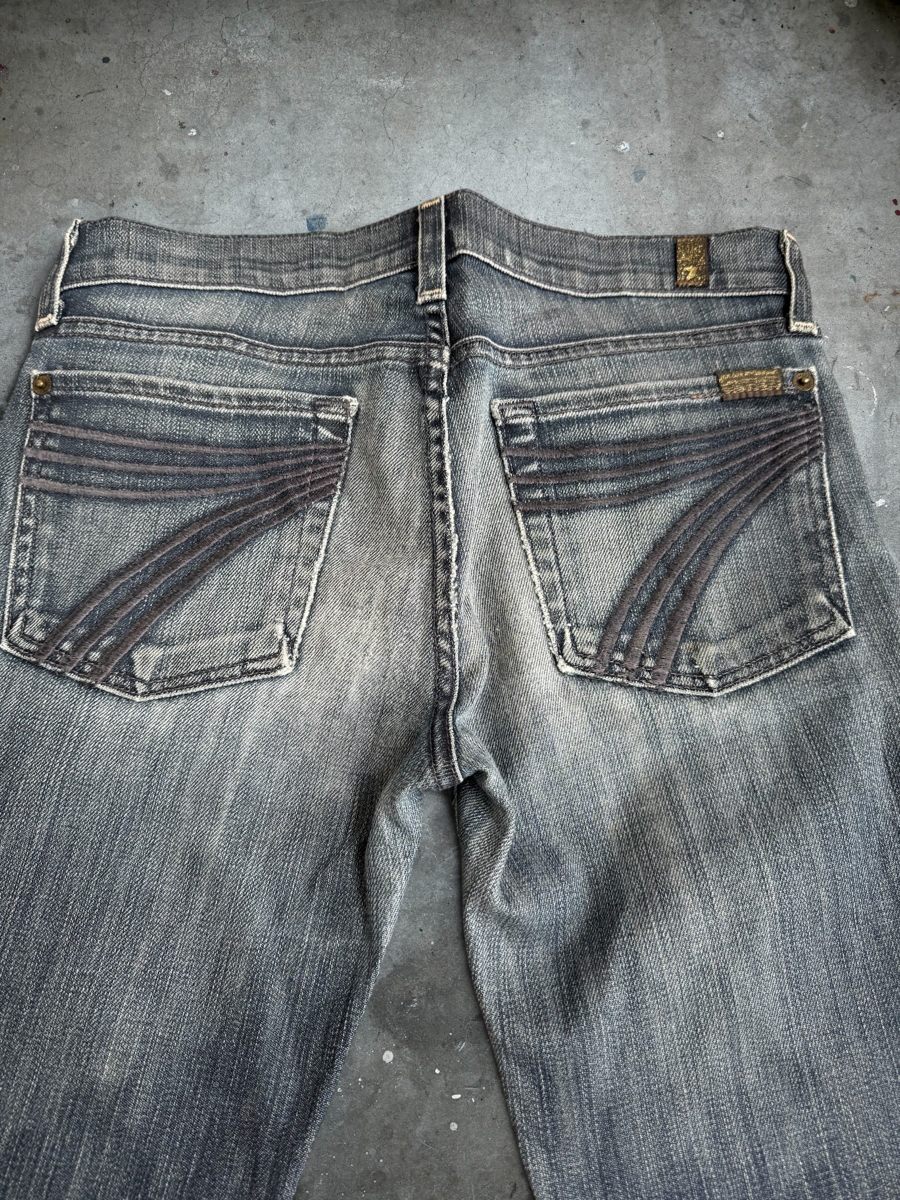 7 For All Mankind Low Rise Jeans