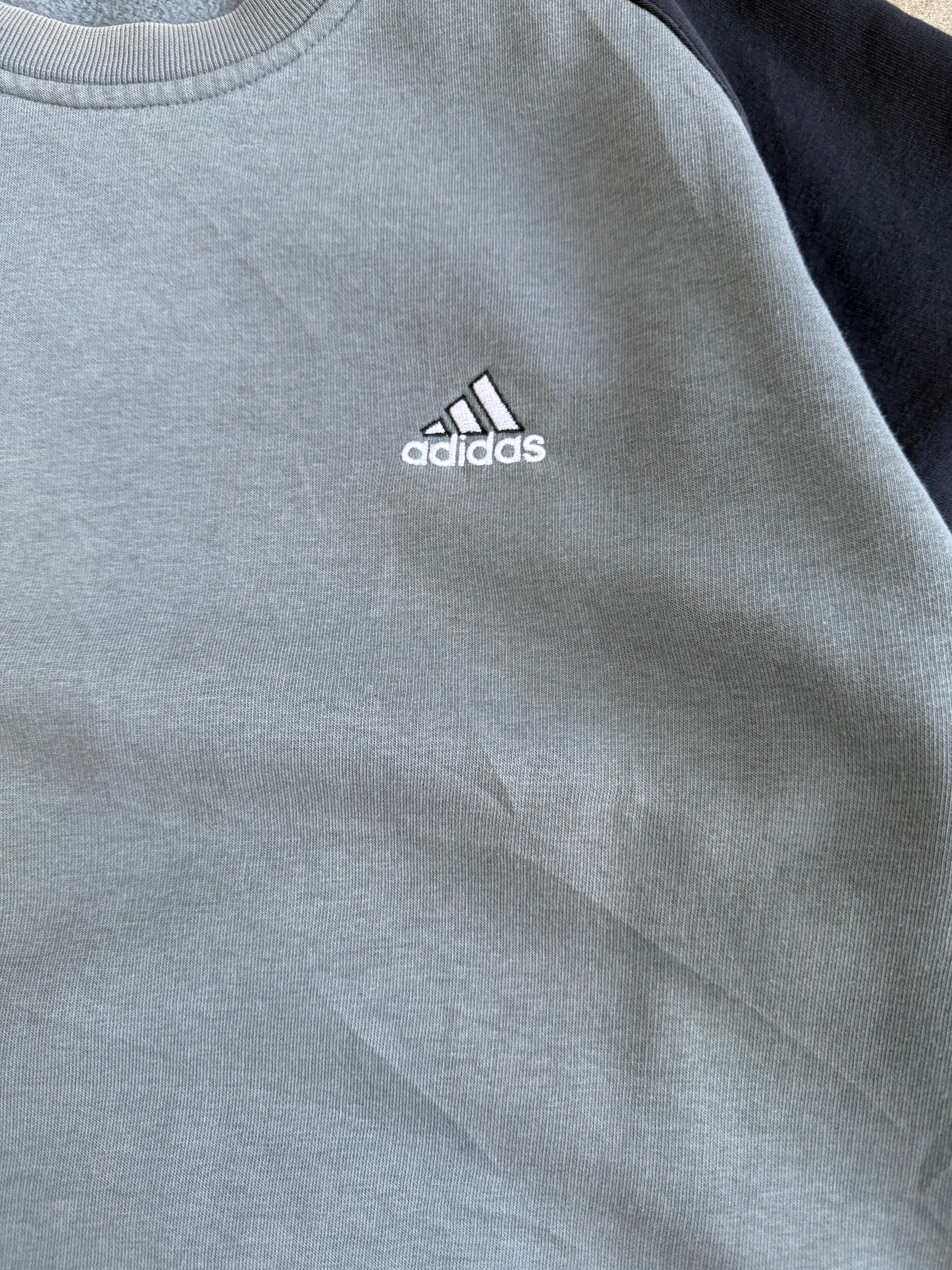 Two Toned Adidas Jumper - L - XL