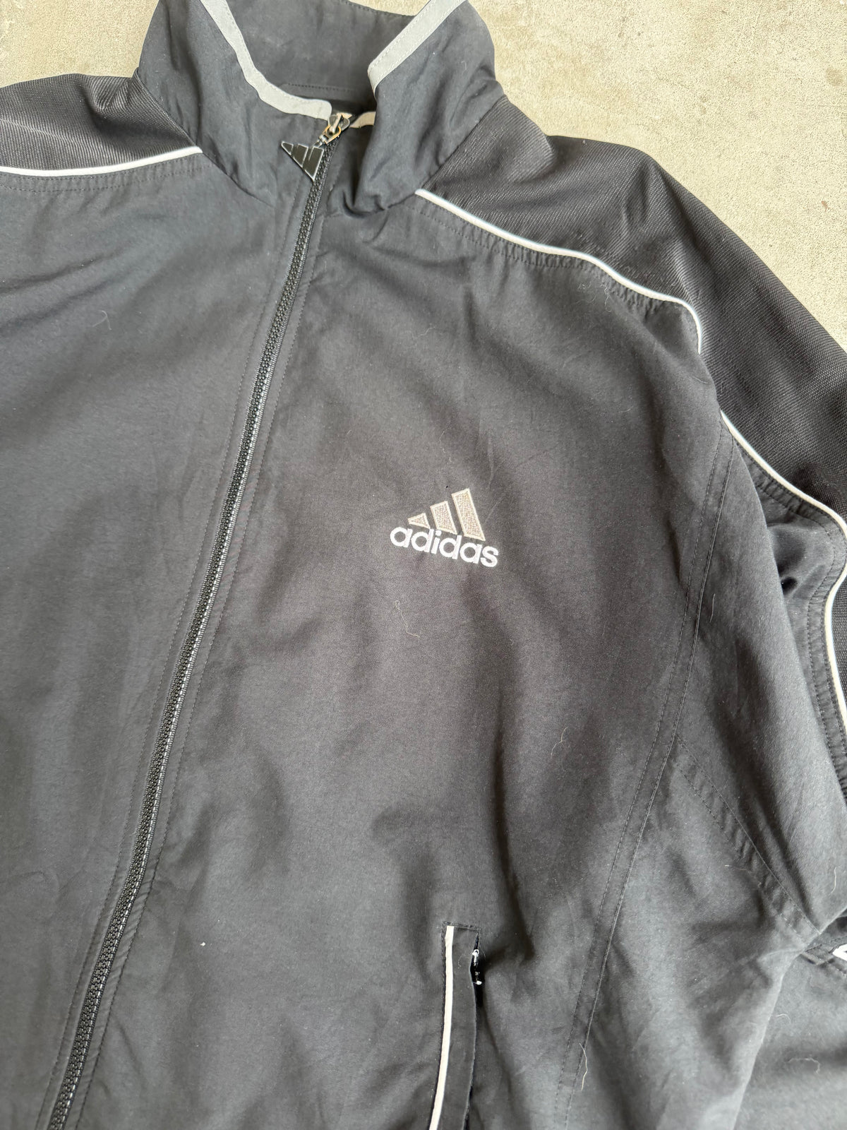 Black Adidas Spray Jacket - M