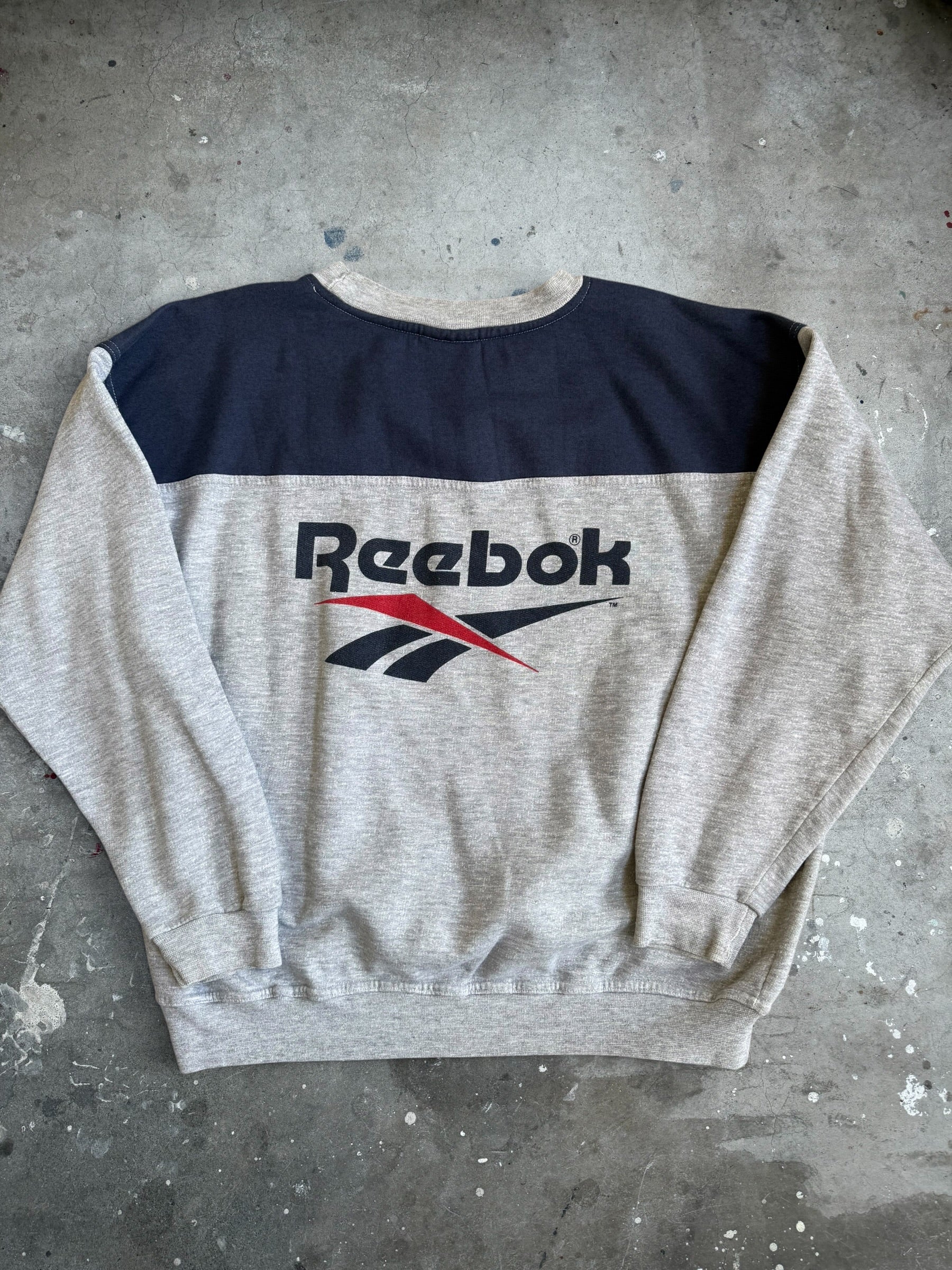 Grey Reebok Jumper - L