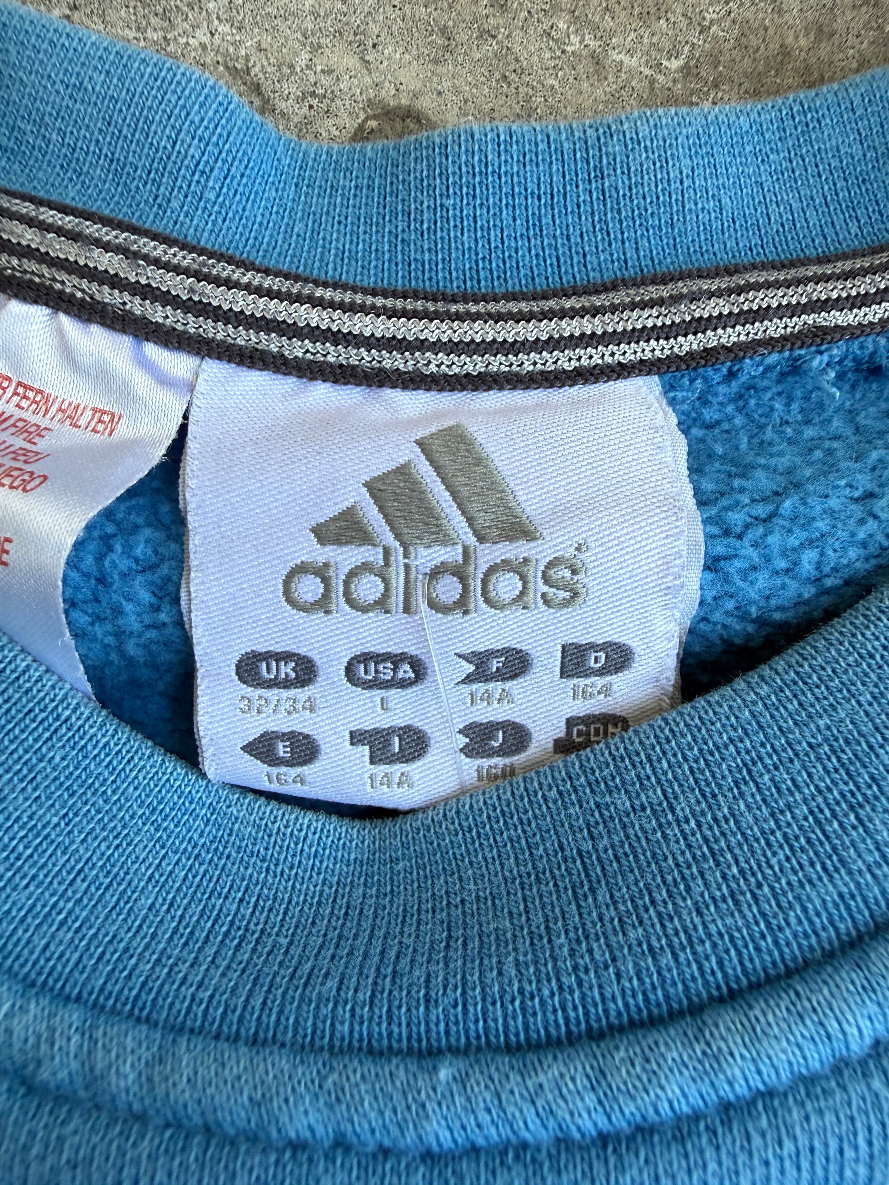 Blue Adidas Jumper - M
