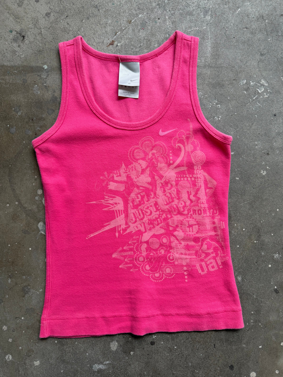 Pink Nike Graphic Tank