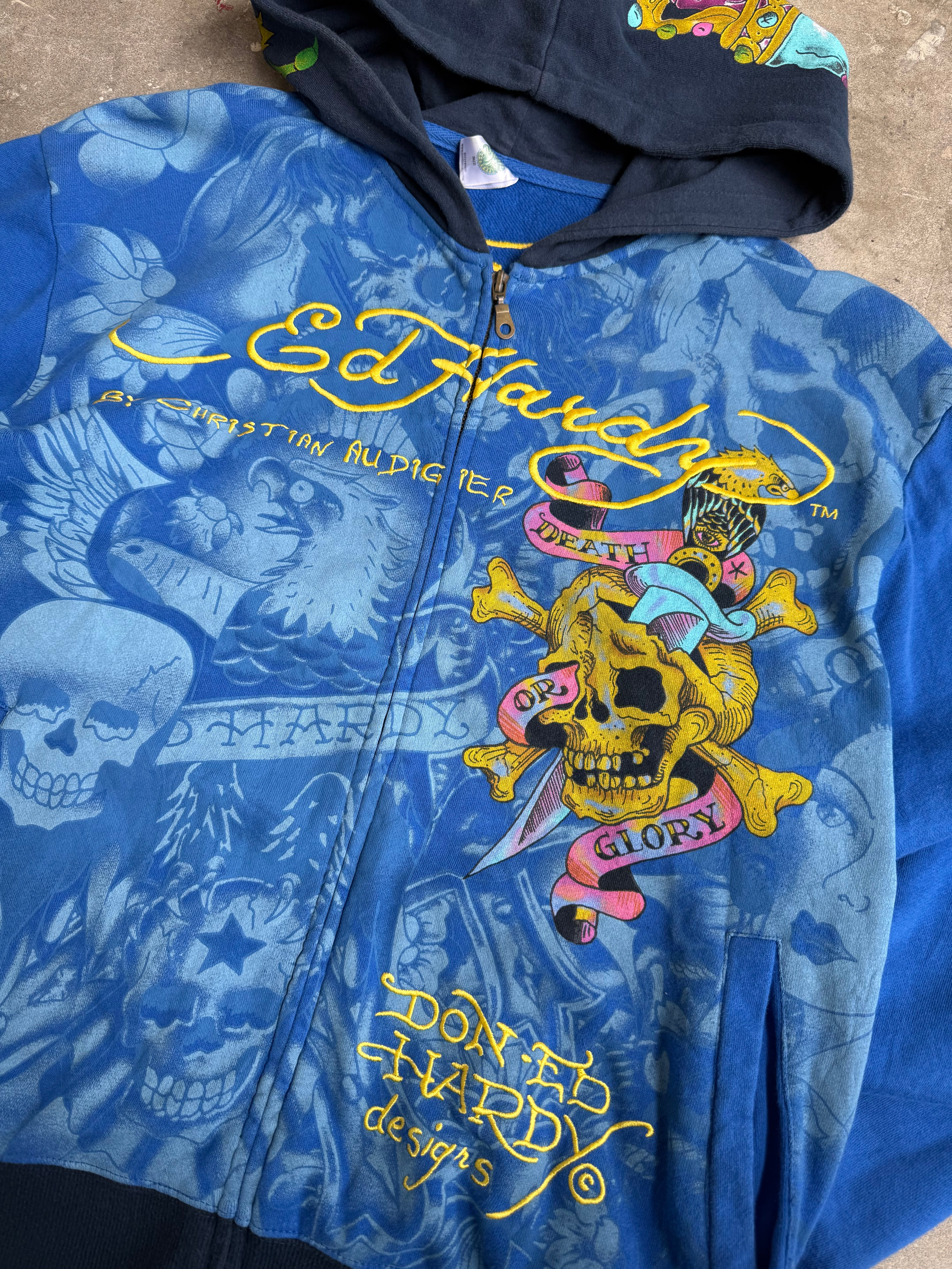 Ed Hardy Zip Up - XL