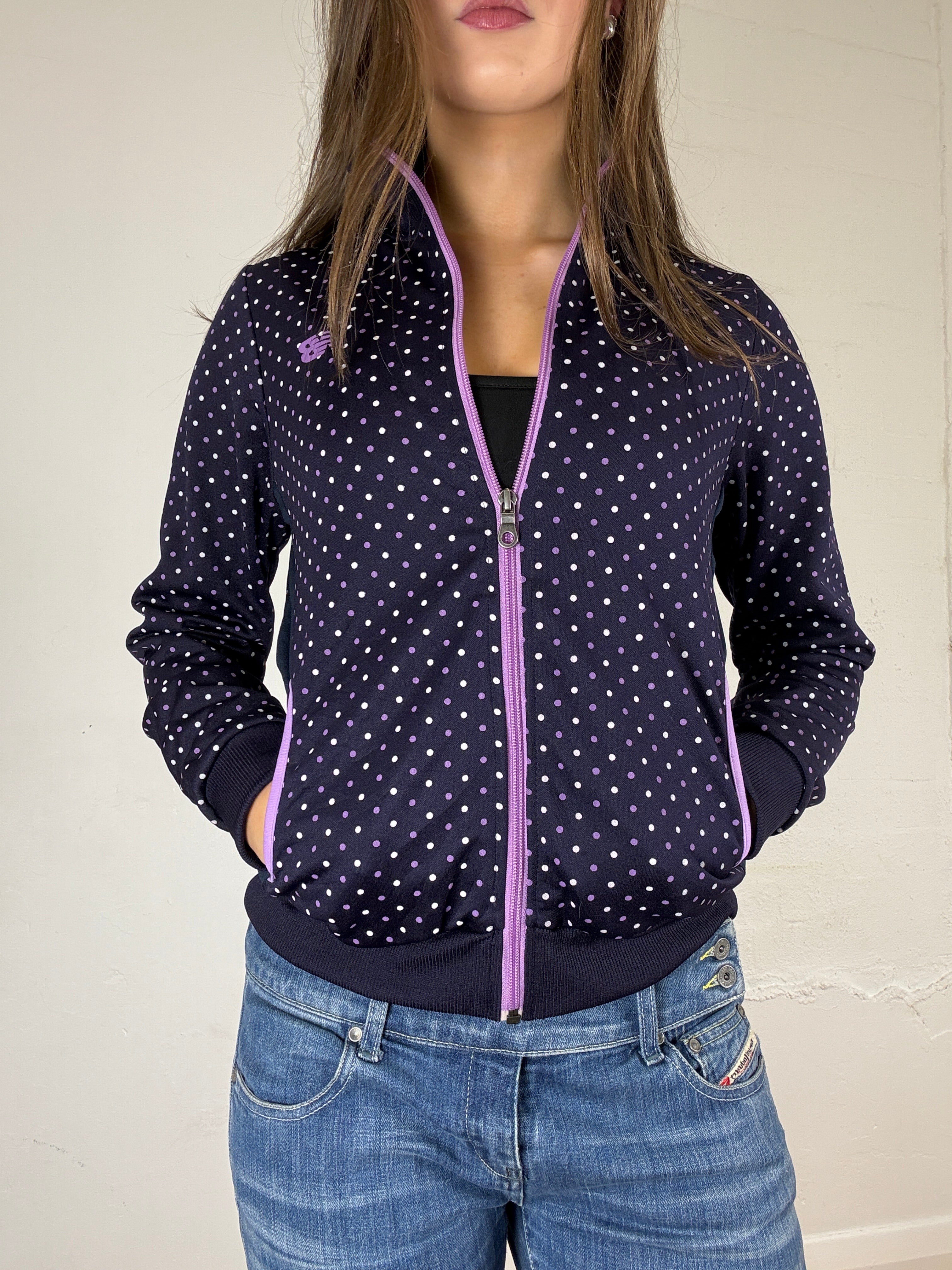 New Balance Polka Dot Track Jacket - M